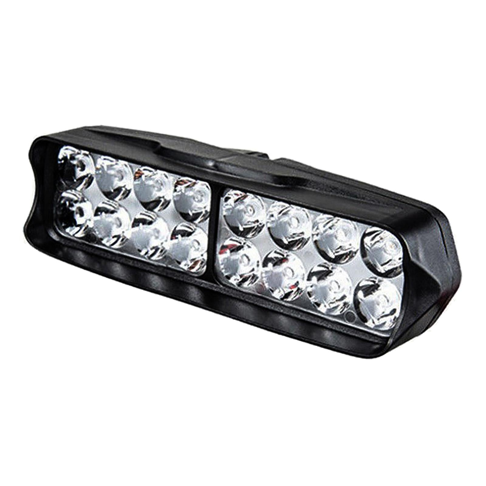 Waterproof Motorcycle Front Light Spot Headlight Super Bright 16 LED 24W