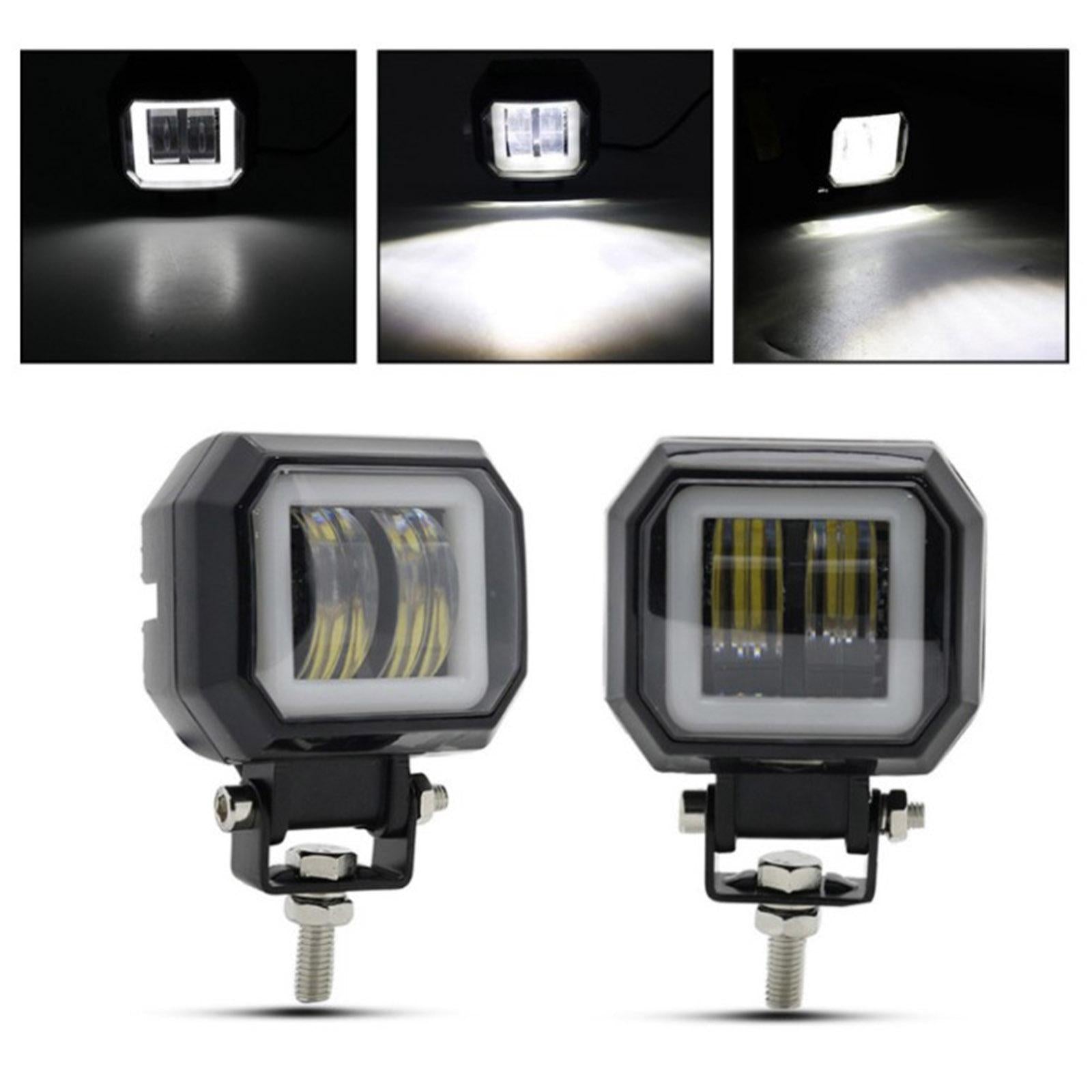 Waterproof Angel Eyes LED light Portable Spotlights Square