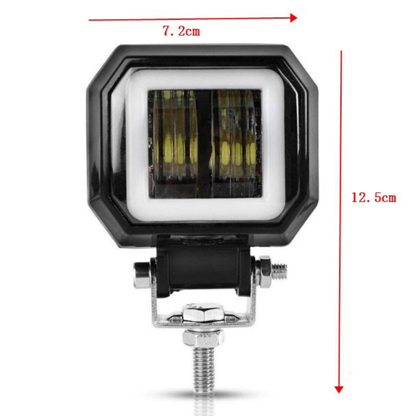 Waterproof Angel Eyes LED light Portable Spotlights Square