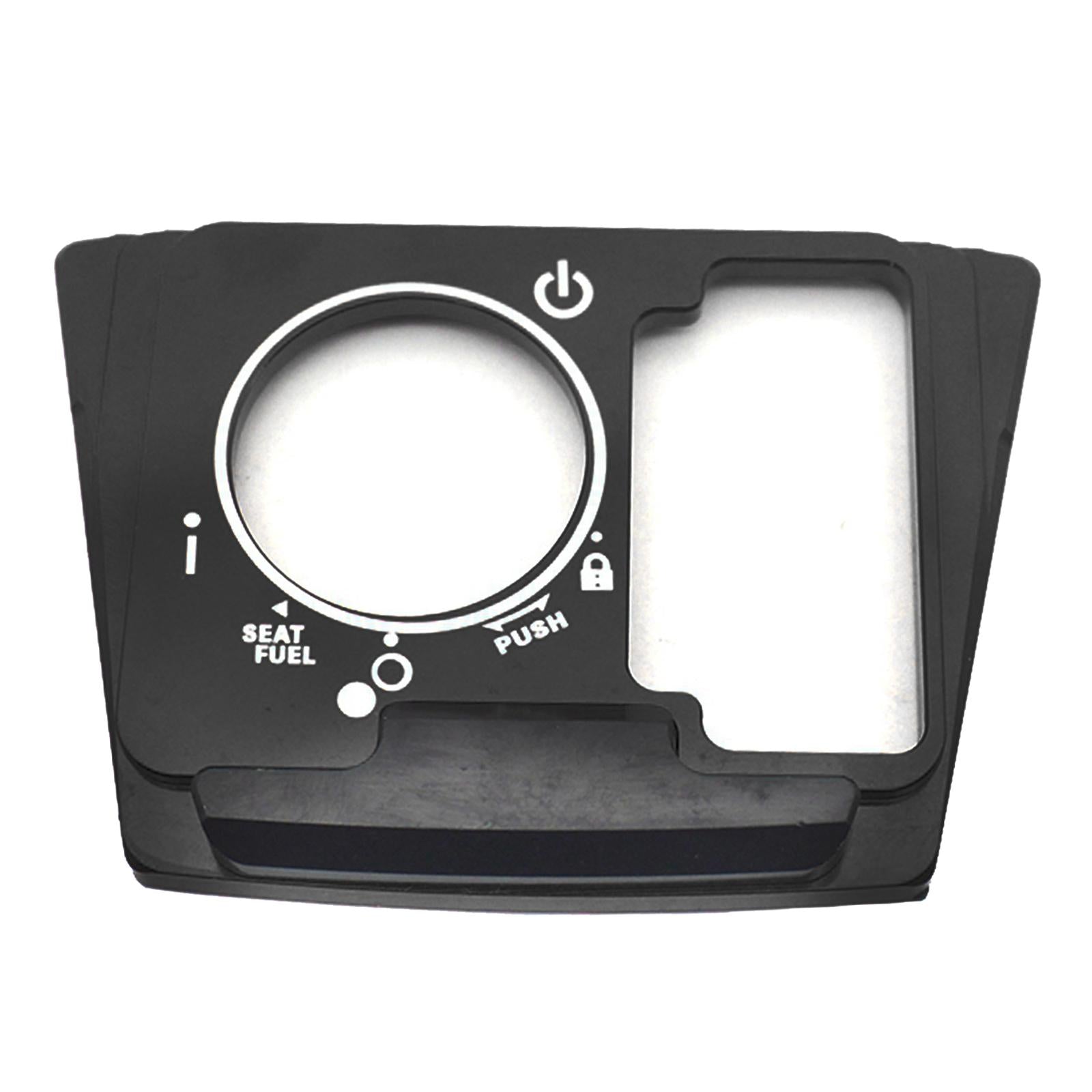 Electric Lock Switch Cover Frame Protector for Honda Forza 125 250 300 Black