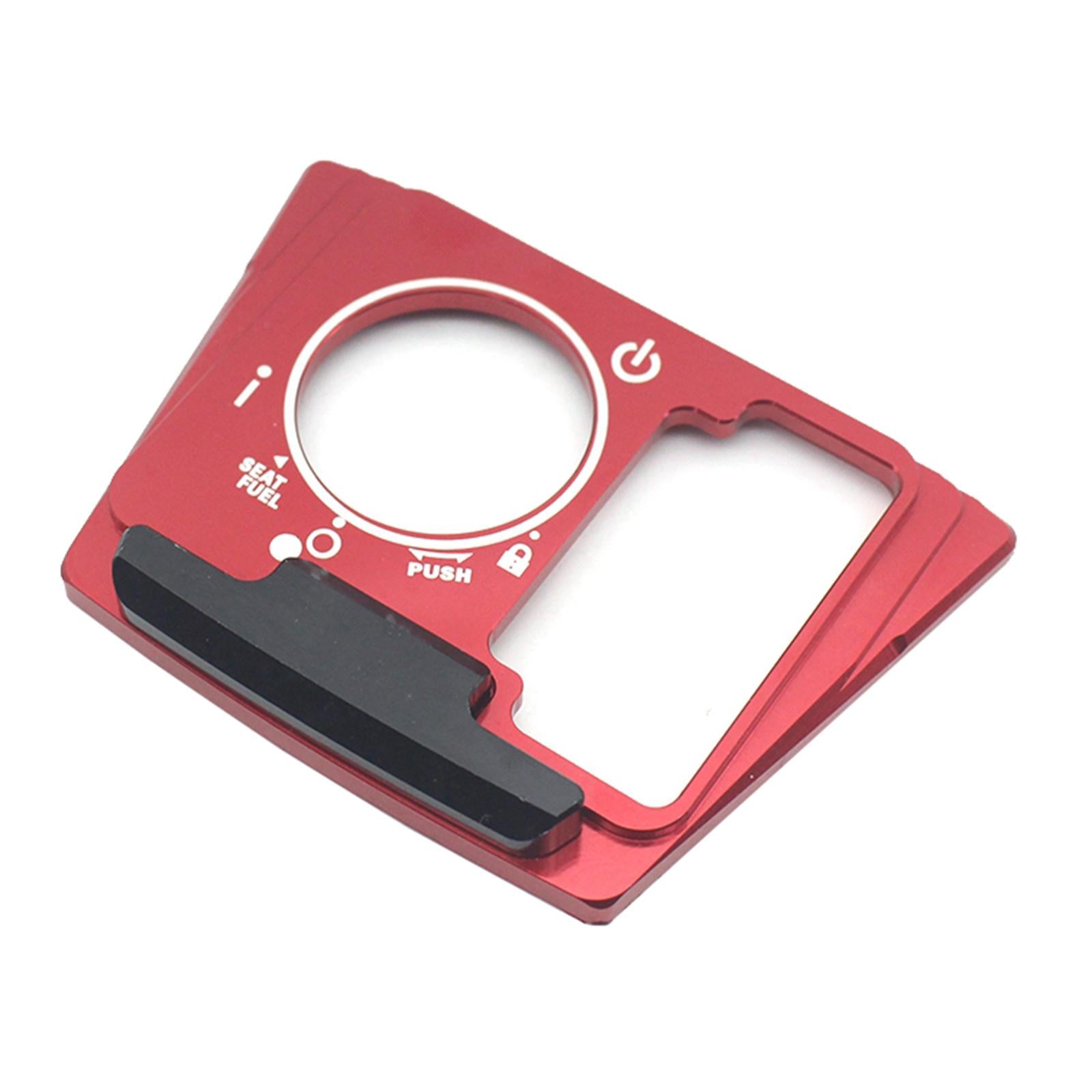 Electric Lock Switch Cover Frame Protector for Honda Forza 125 250 300 Red