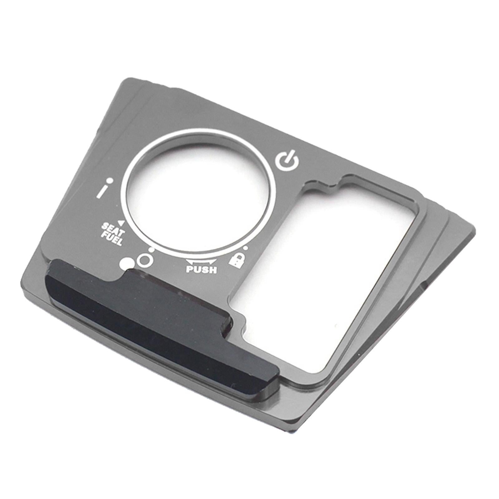 Electric Lock Switch Cover Frame Protector for Honda Forza 125 250 300 Grey