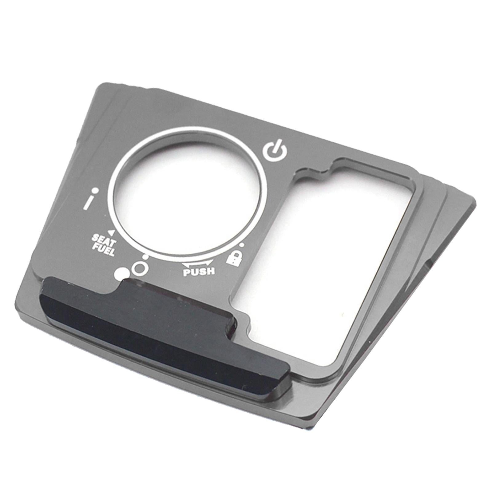 Electric Lock Switch Cover Frame Protector for Honda Forza 125 250 300 Grey