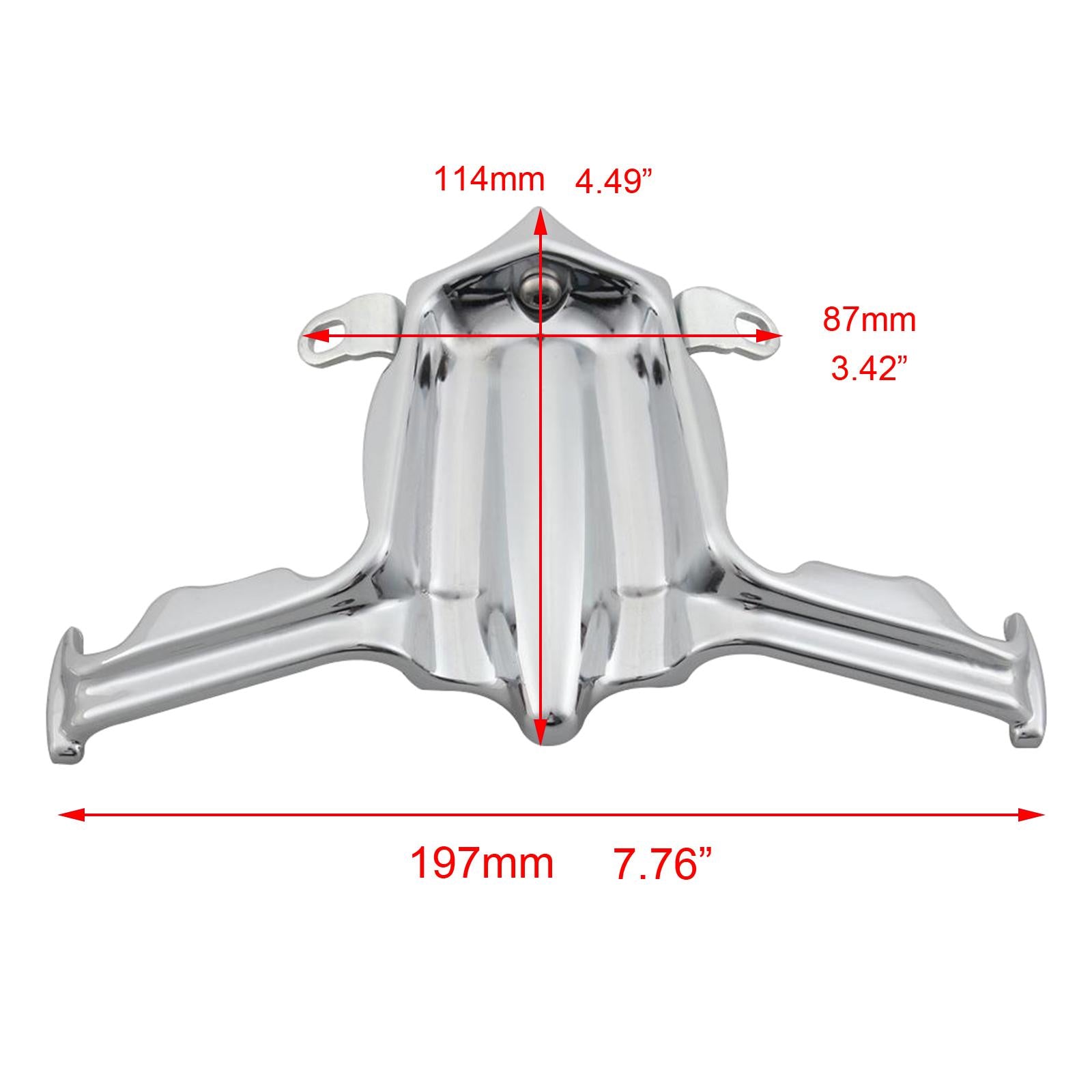 Aluminum Tappet/Lifter Block Accent Guard for Harley Road Glide 197x114mm