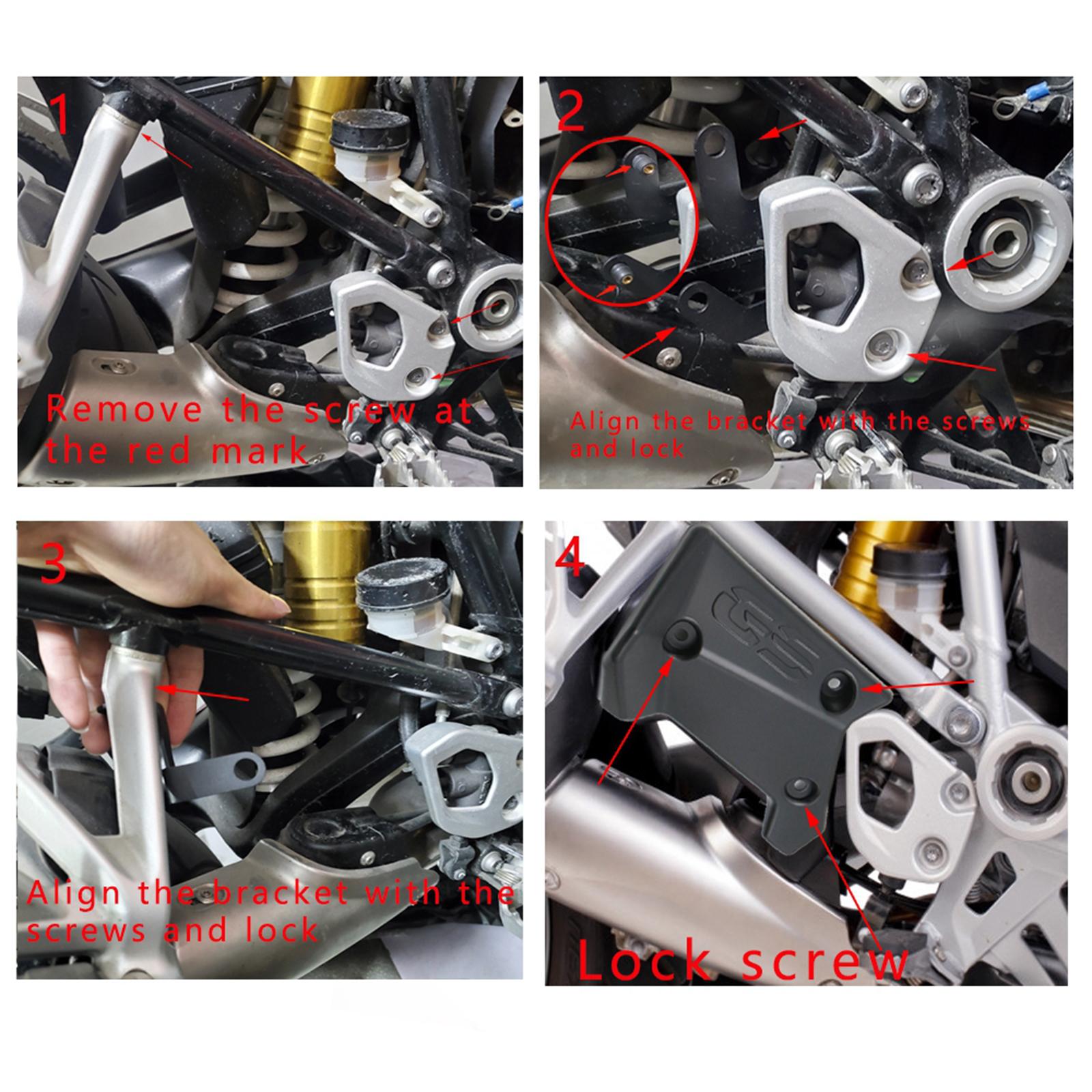 Frame Infill Middle Panel Fit for BMW R1250GS R1200GS LC ADV 2013-2019