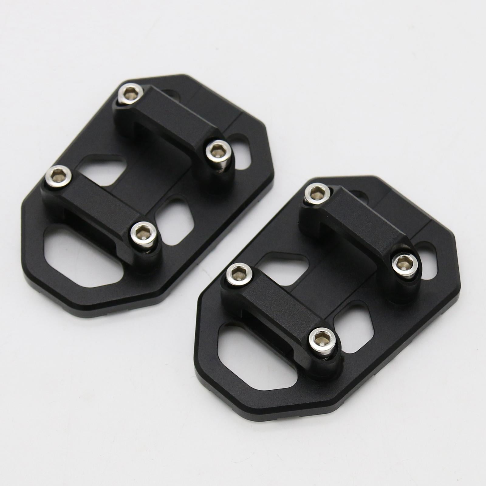 Motorcycles Wide Foot Pegs Pedals Front Footrest for Honda CB650R Black