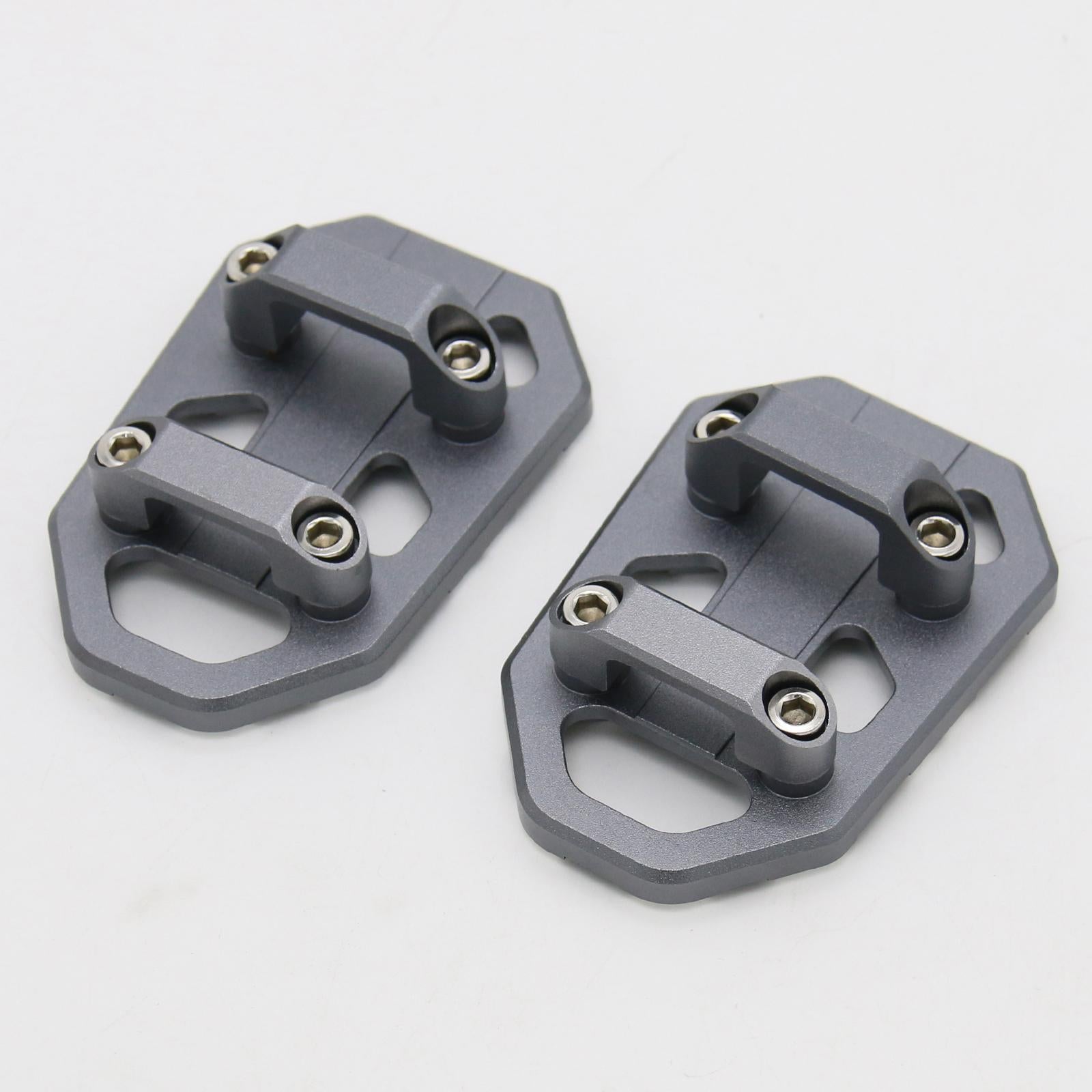 Motorcycles Wide Foot Pegs Pedals Front Footrest for Honda CB650R Grey