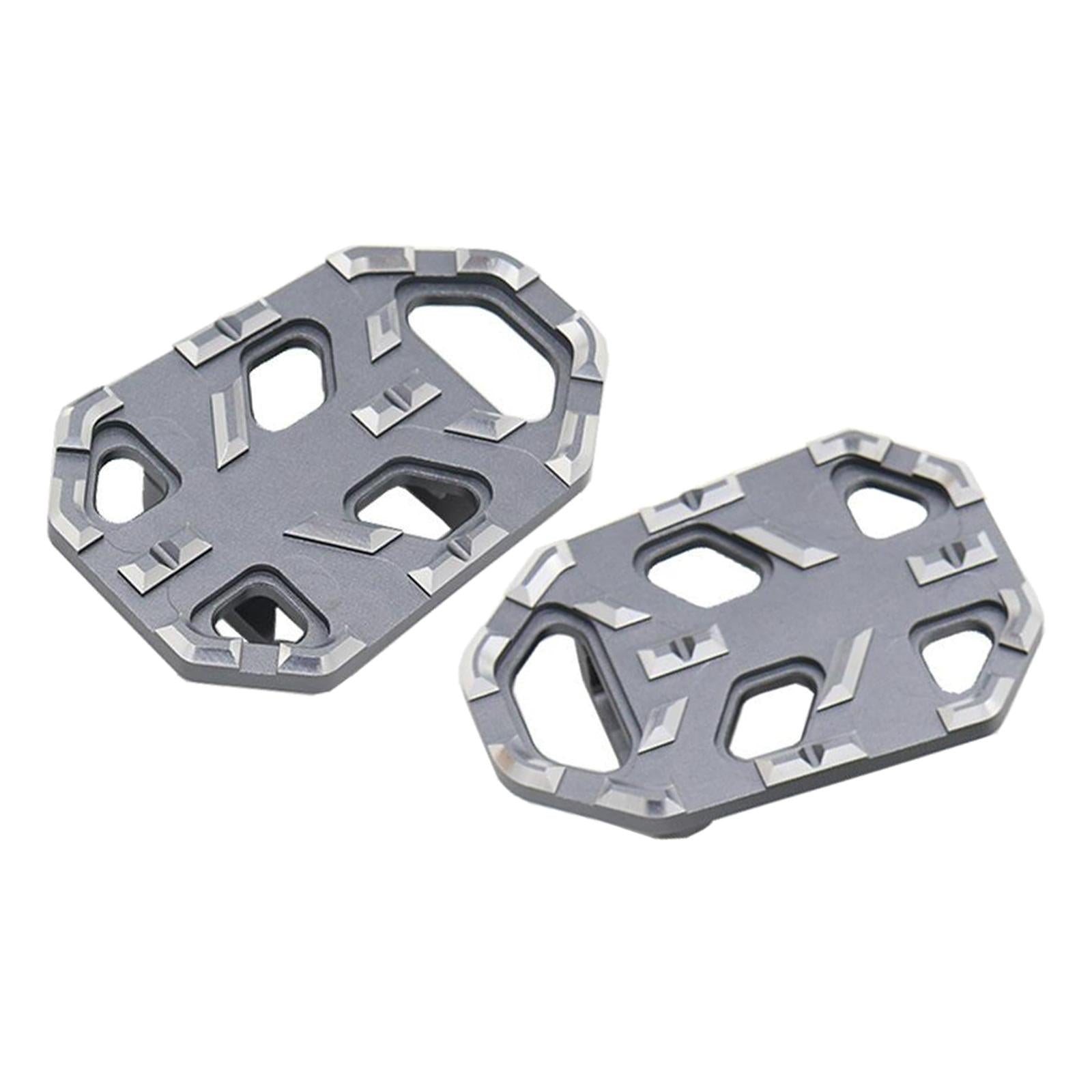 Motorcycles Wide Foot Pegs Pedals Front Footrest for Honda CB650R Grey