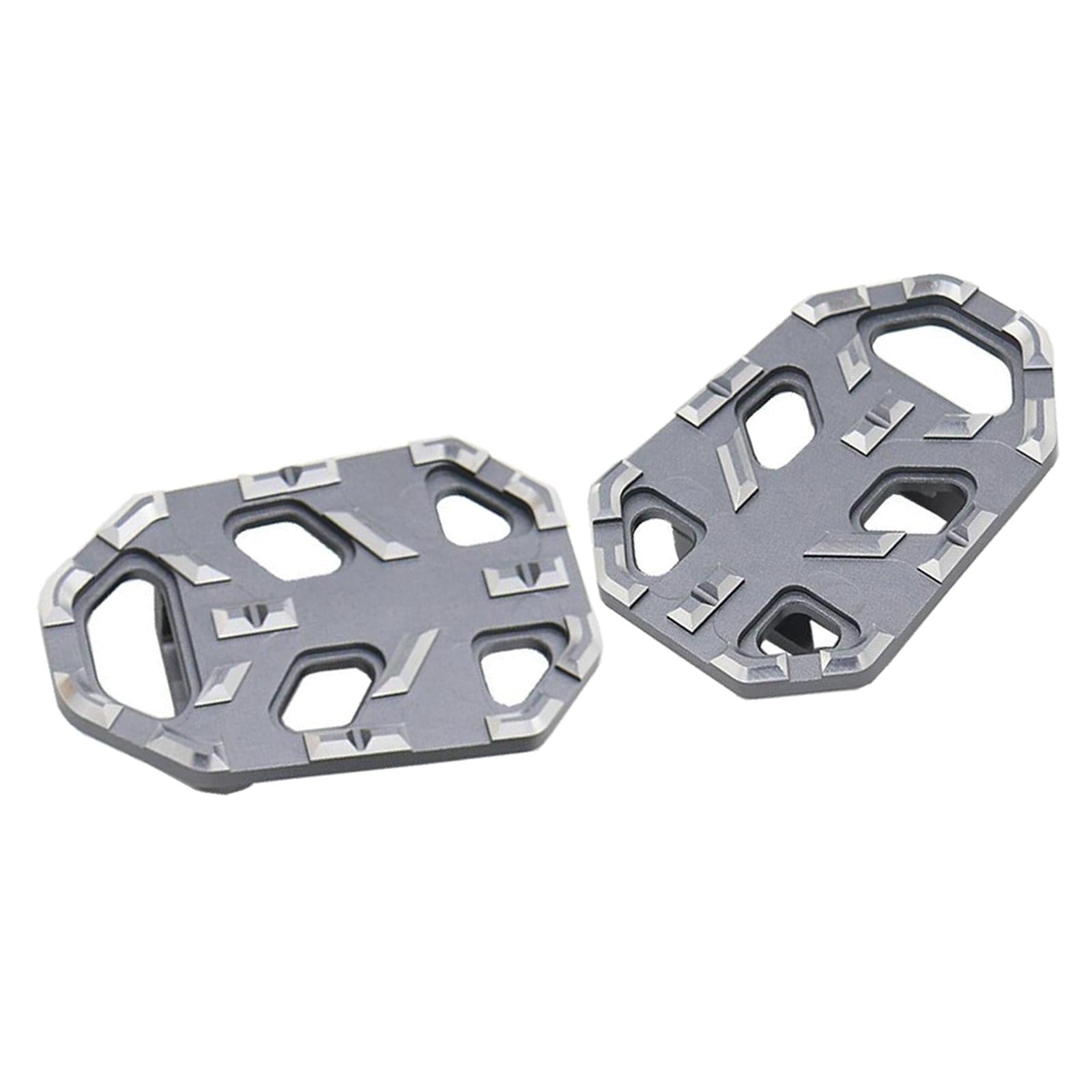 Motorcycles Wide Foot Pegs Pedals Front Footrest for Honda CB650R Grey