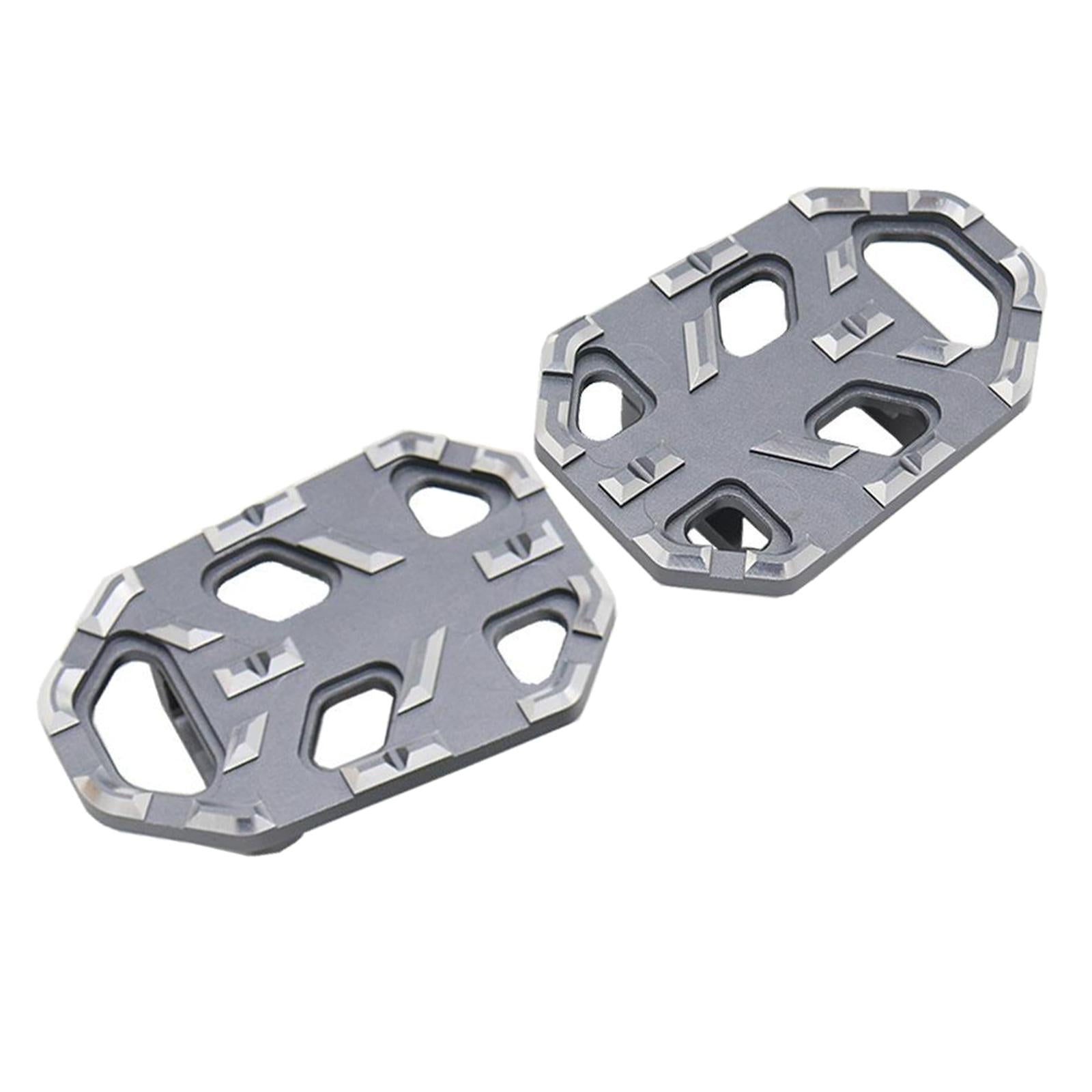 Motorcycles Wide Foot Pegs Pedals Front Footrest for Honda CB650R Grey