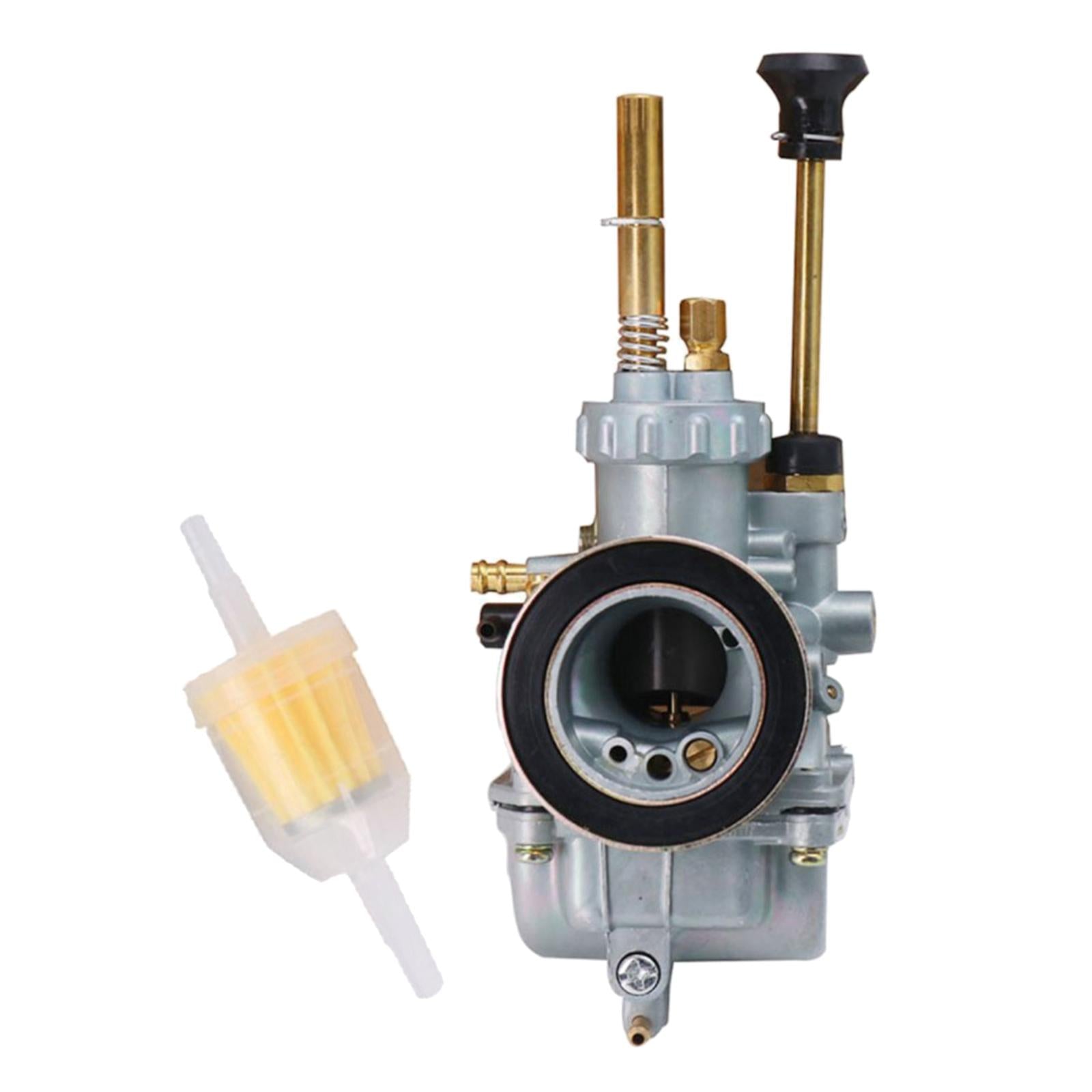 Carburetor Carb 20MM Replacement + Fuel Filter for Kawasaki KE100 KM100