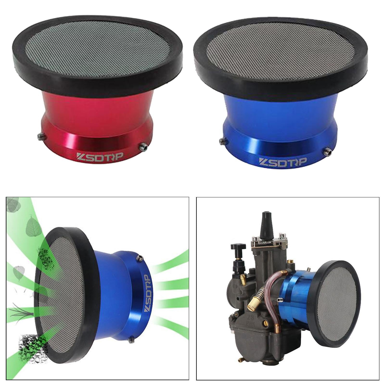 Motorcycle Modified Air Filter Wind Cup 50mm for 21/24/26/28/30mm PWK blue