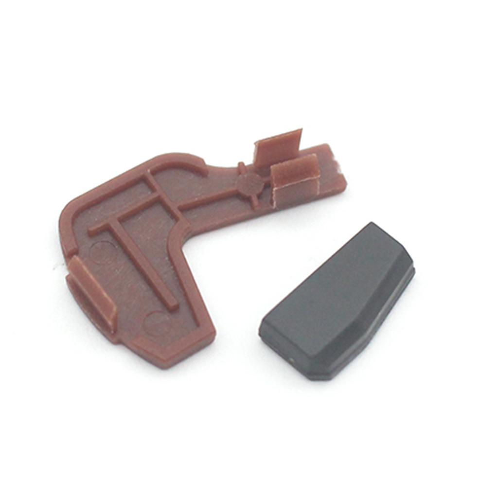 Brown Blank Key + Transponder Chip Replacement Universal For Piaggio New