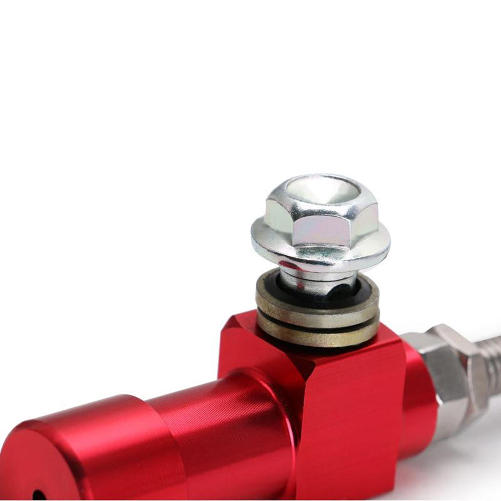 Universal Hydraulic Clutch Master Cylinder Rod Brake Pump Replacement Red