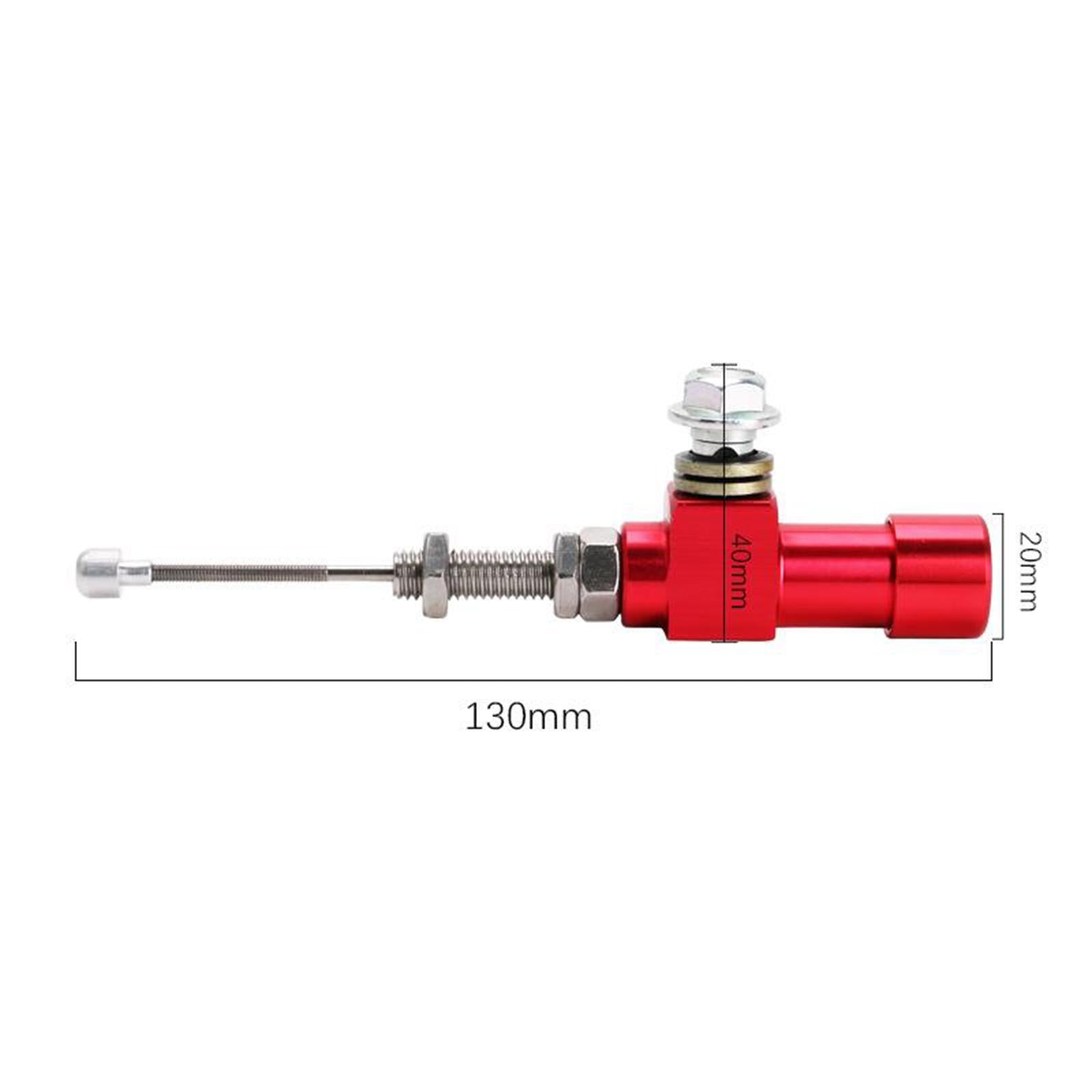 Universal Hydraulic Clutch Master Cylinder Rod Brake Pump Replacement Red