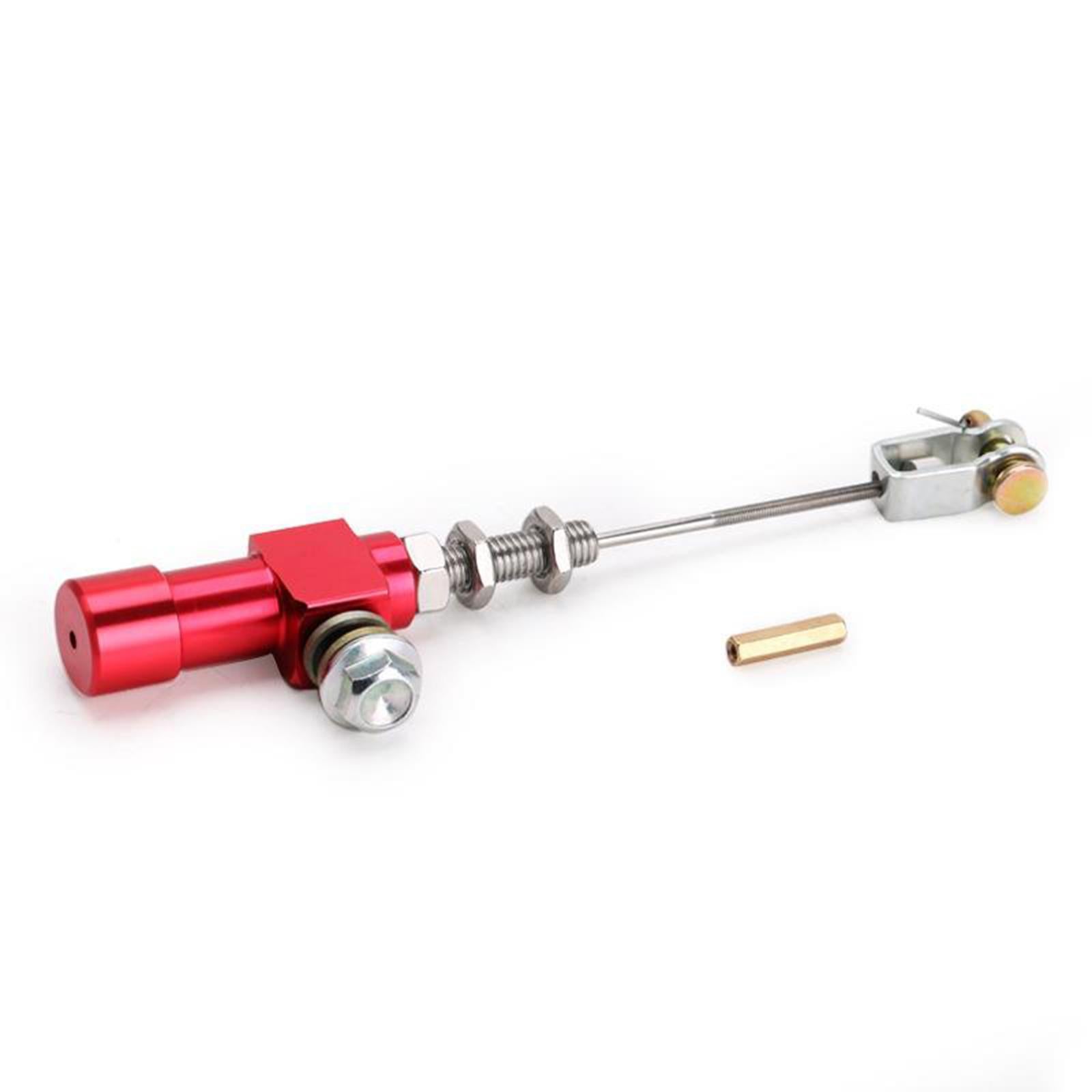 Universal Hydraulic Clutch Master Cylinder Rod Brake Pump Replacement Red