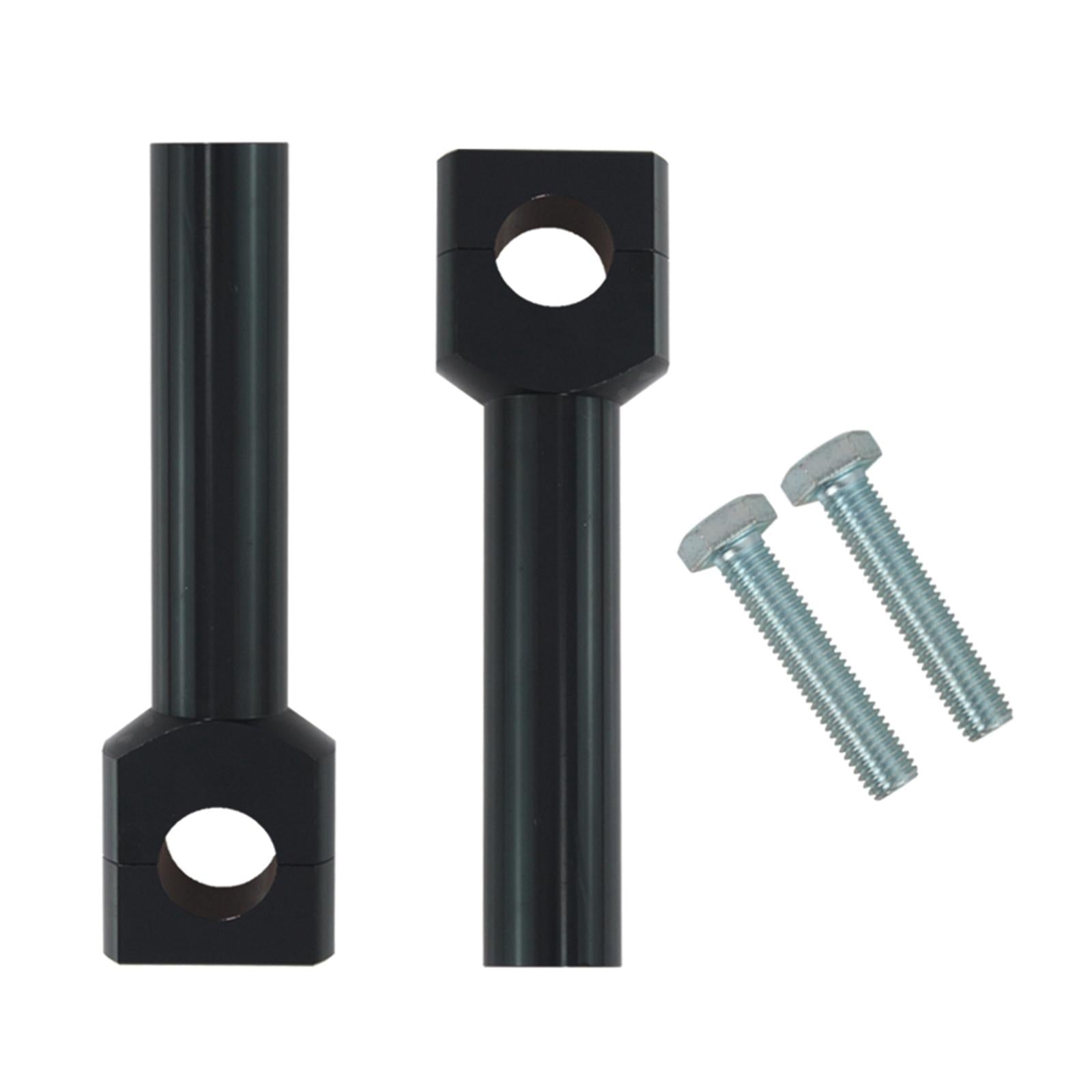 Motorcycle Handlebar Riser Kit 22/25mm Universal for Motocross Black 22MM