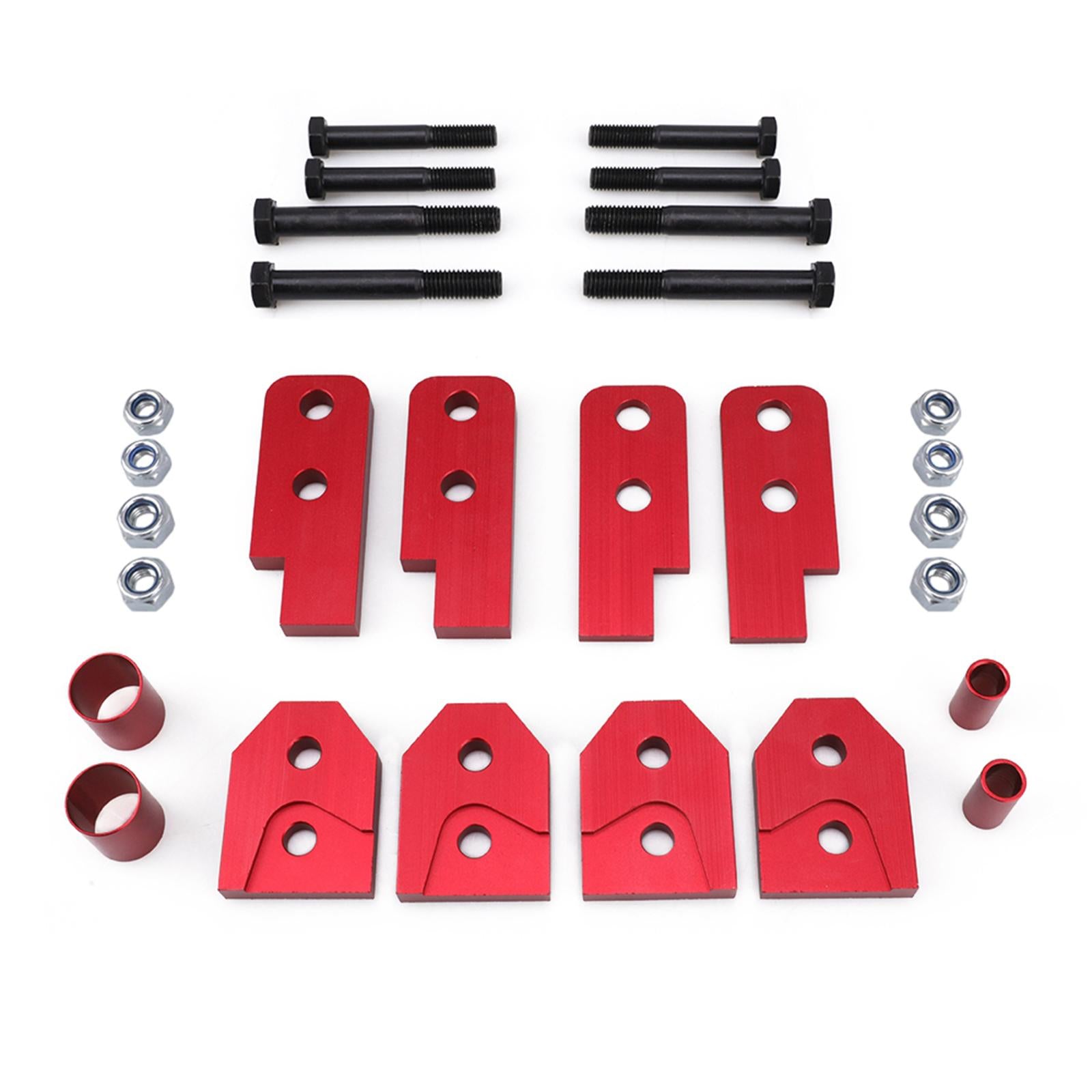 2 Lift Kit Fits for Yamaha Rhino 450 660 700 2004-2009 Sport or SE Red"