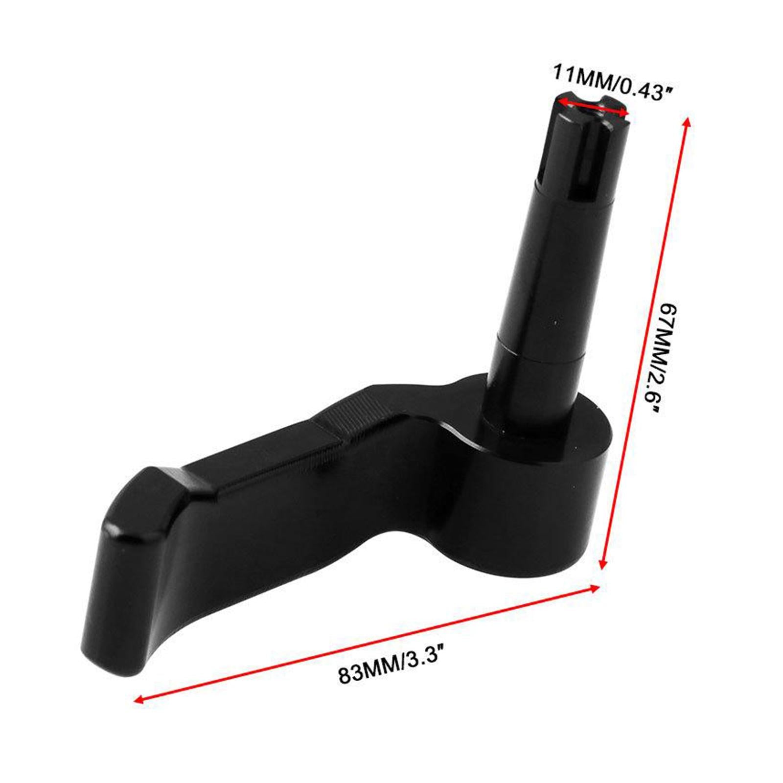 Aluminum Alloy Black Thumb Throttle Lever Fit For Polaris Sportsman 550 850