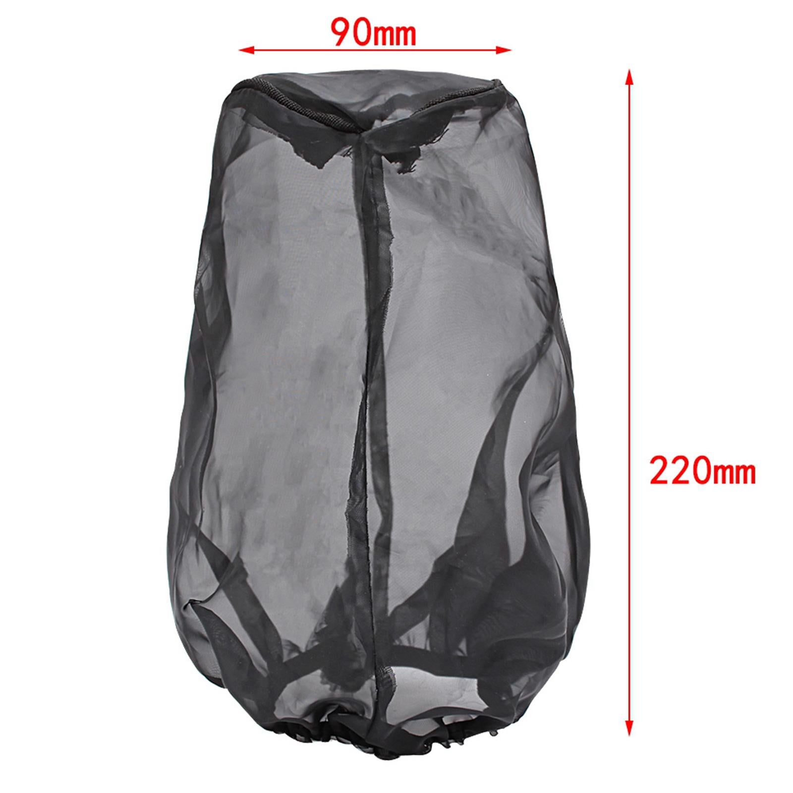 Black Dustproof Air Cleaner Rain Sock Cover for Harley Models Easy Install