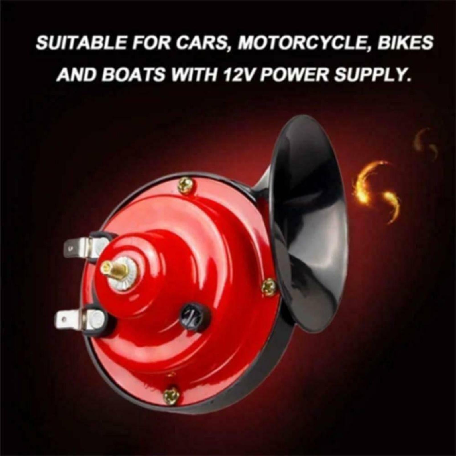 2pcs Universal Train Loud Electric Horn 12V Waterproof Kit for Trucks Cars