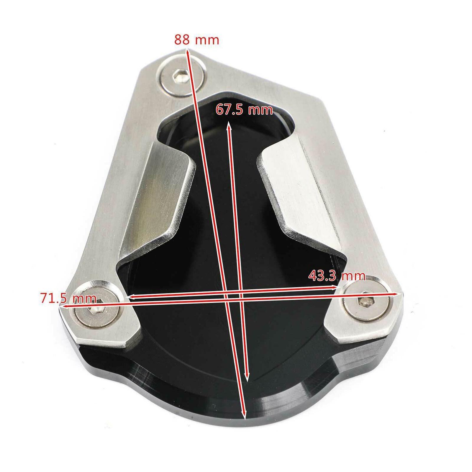 Motorcycle Kickstand Pad Plate for TRIUMPH Scrambler 1200XE 1200XC 2019 2020