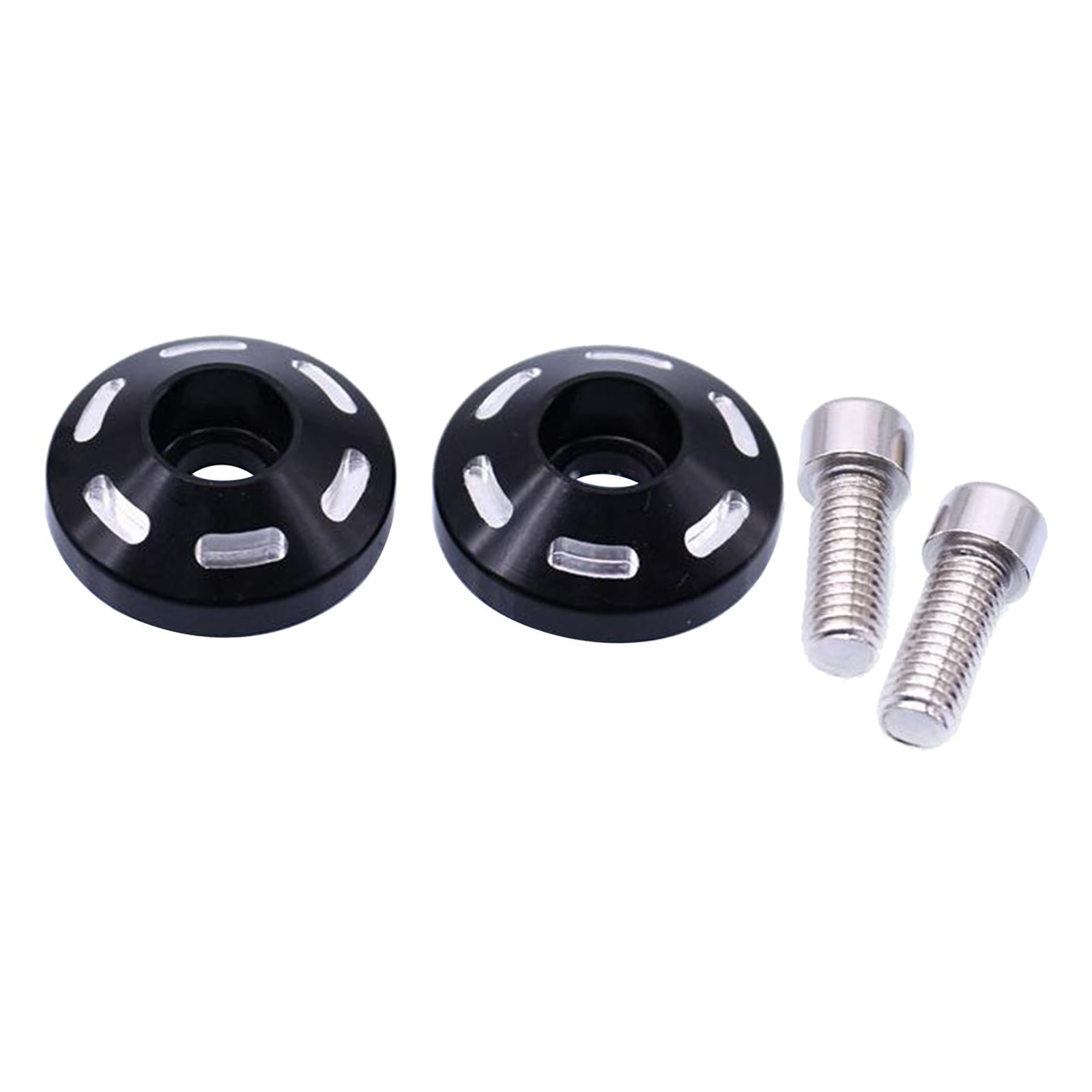 Damper Rear Shock Absorber Bolts Cover for TRIUMPH Street Cup  black