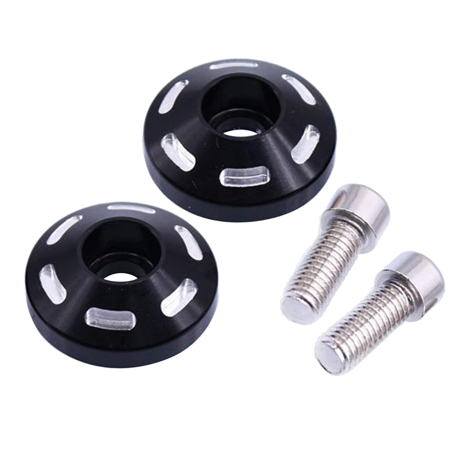 Damper Rear Shock Absorber Bolts Cover for TRIUMPH Street Cup  black