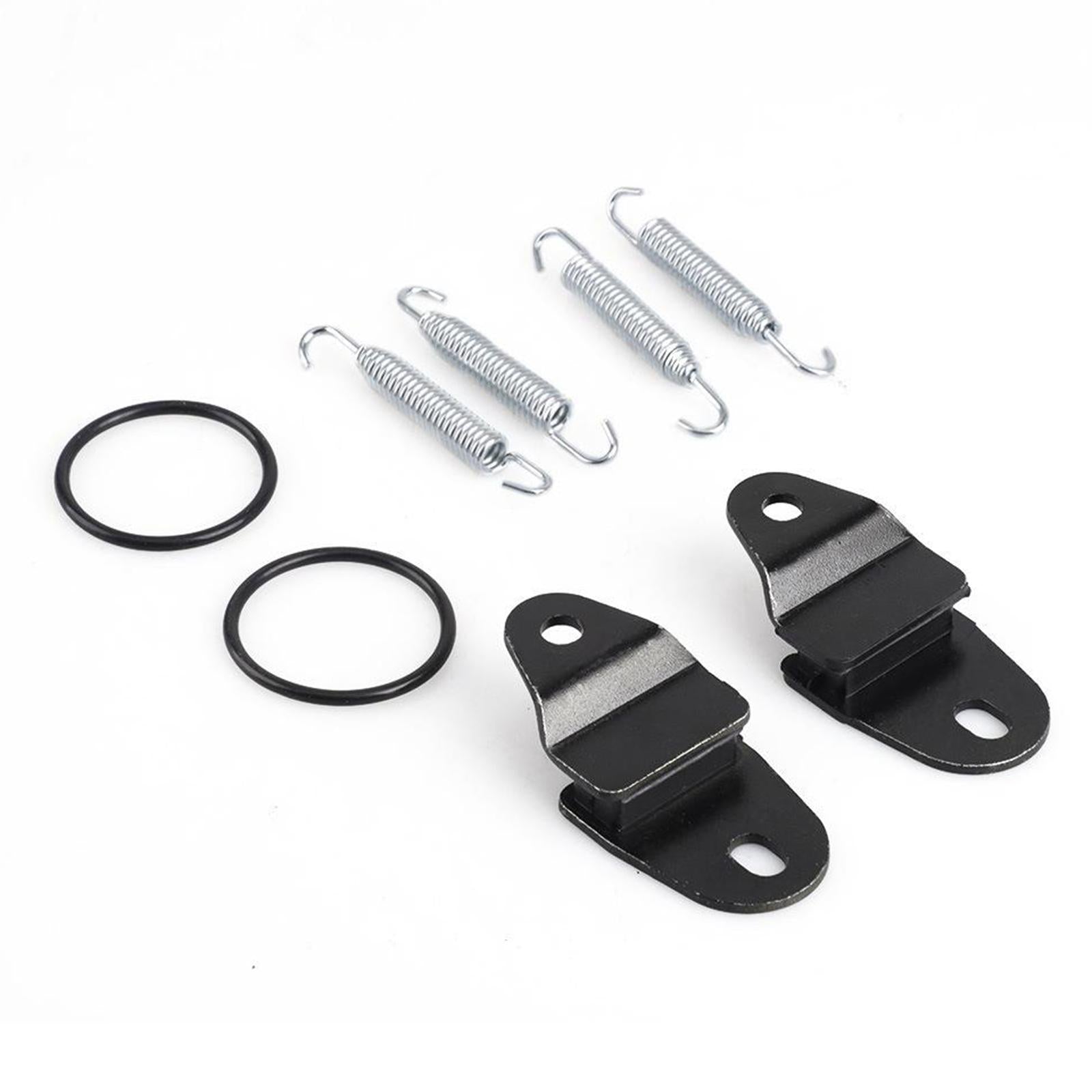 Durable Exhaust Muffler Bracket Kit with Spring&Washer for Yamaha 87-06