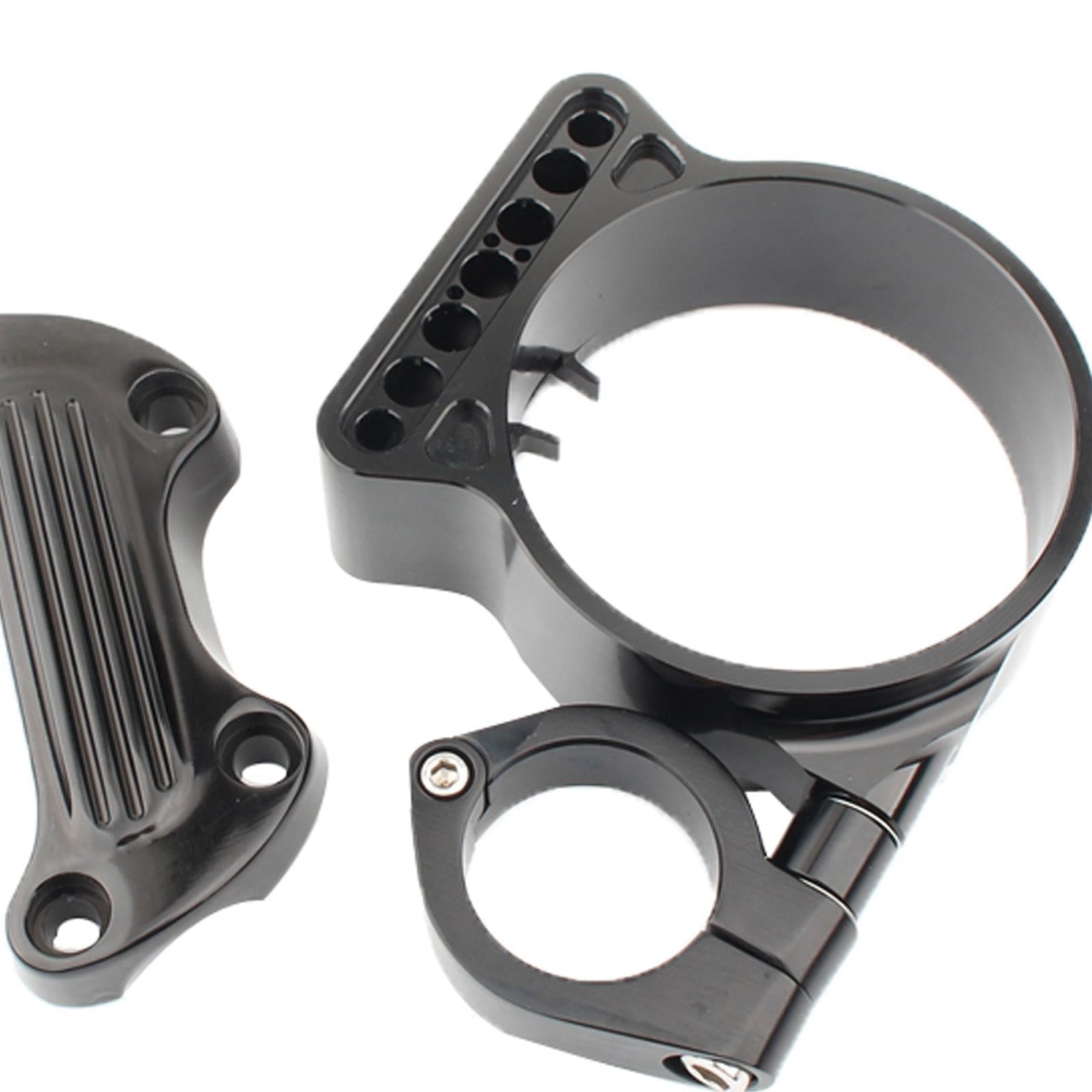 Speedo relocation Bracket  Bar Riser for Harley Sportster XL 883 Black