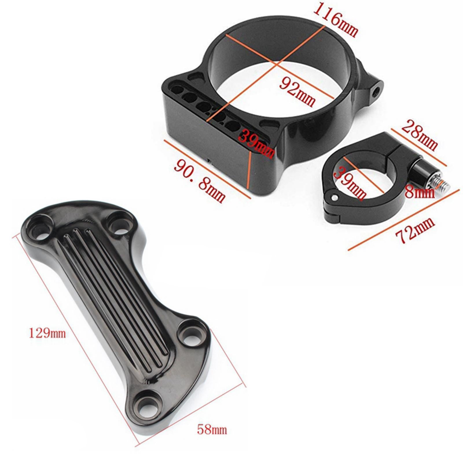 Speedo relocation Bracket  Bar Riser for Harley Sportster XL 883 Black