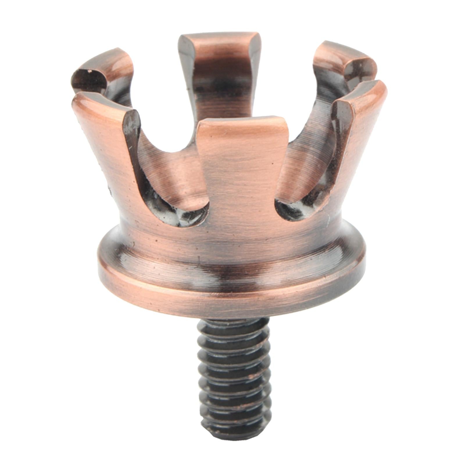 Motorcycle 1/4 Crown Style Aluminum Seat Screw Bolts for Harleys Bronze"