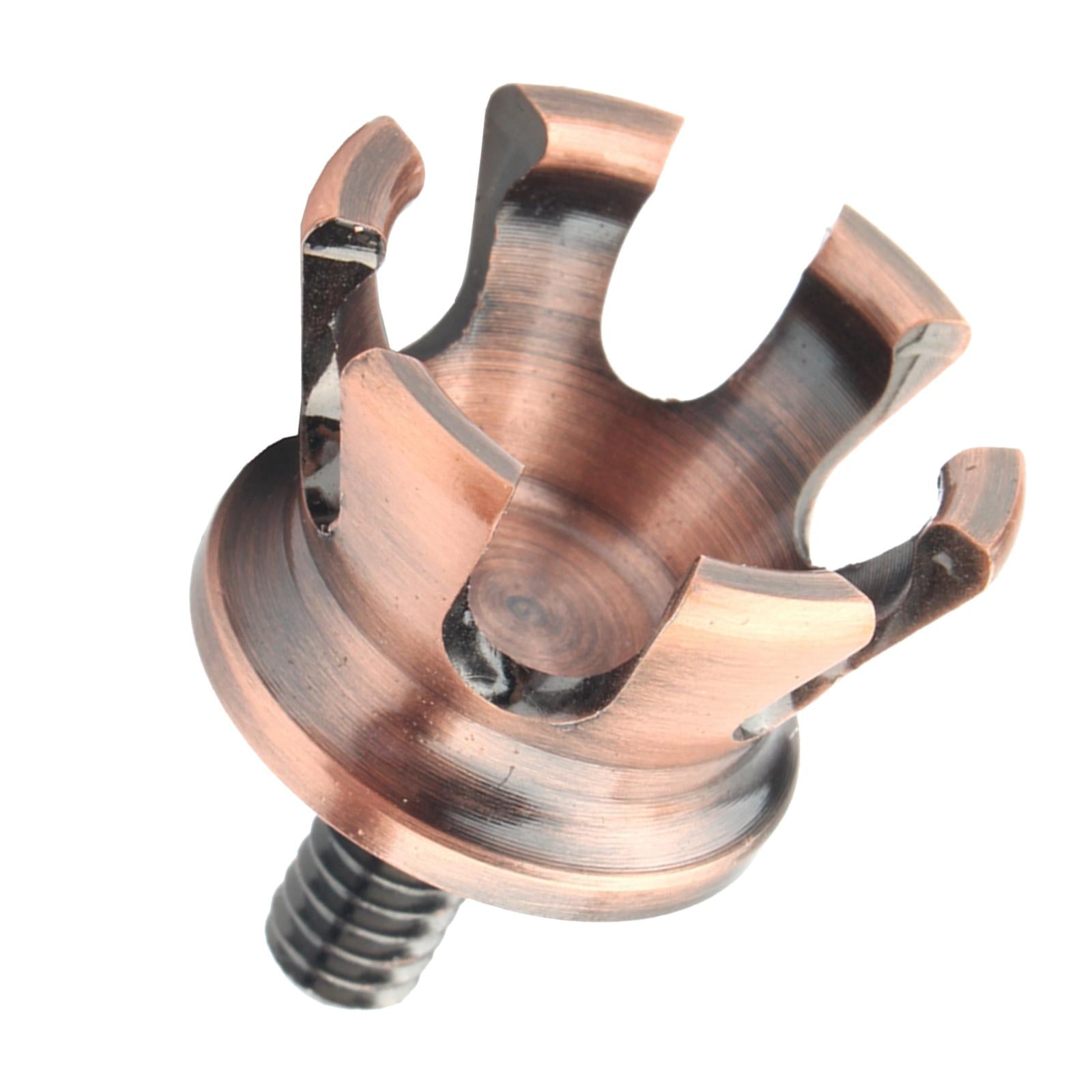 Motorcycle 1/4 Crown Style Aluminum Seat Screw Bolts for Harleys Bronze"