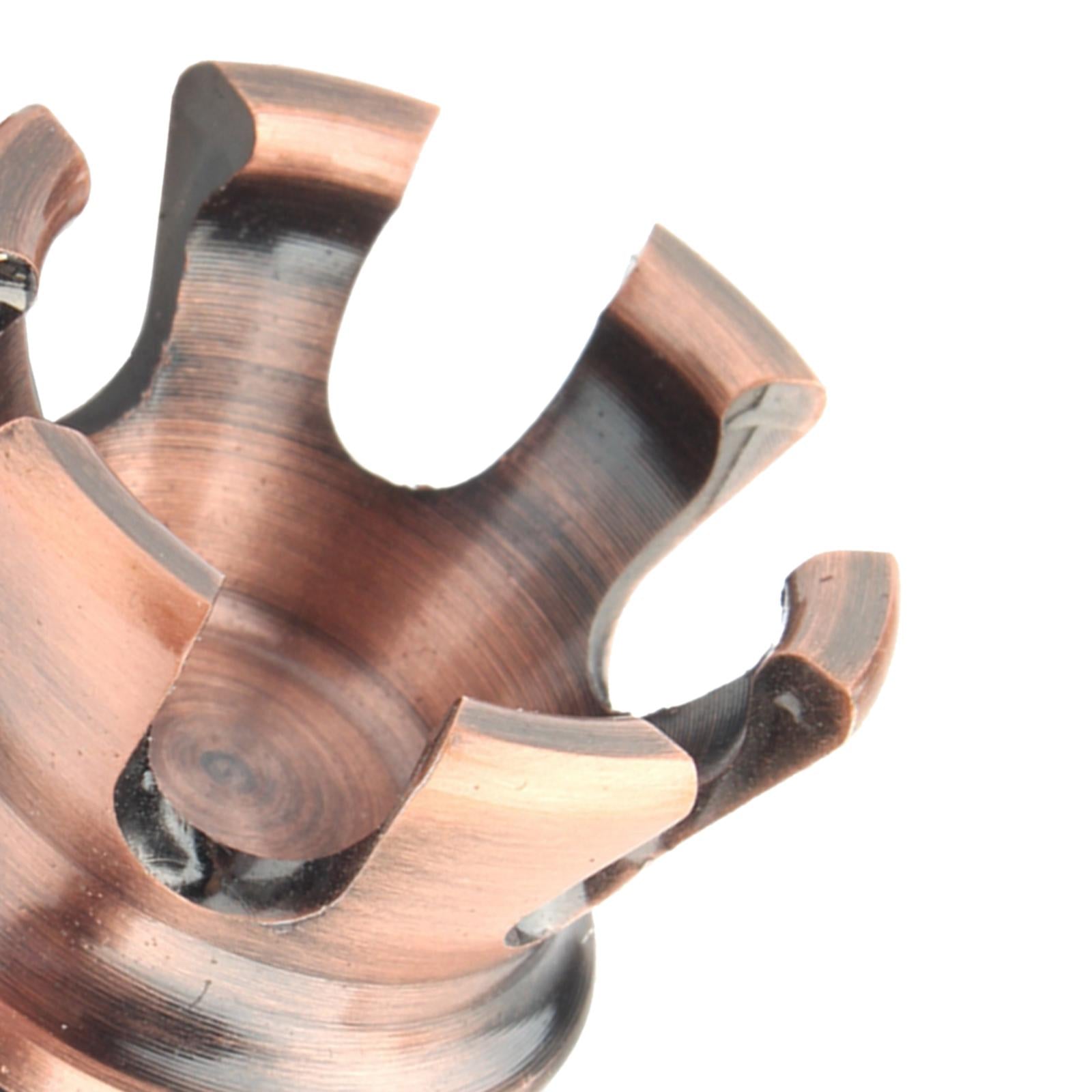 Motorcycle 1/4 Crown Style Aluminum Seat Screw Bolts for Harleys Bronze"