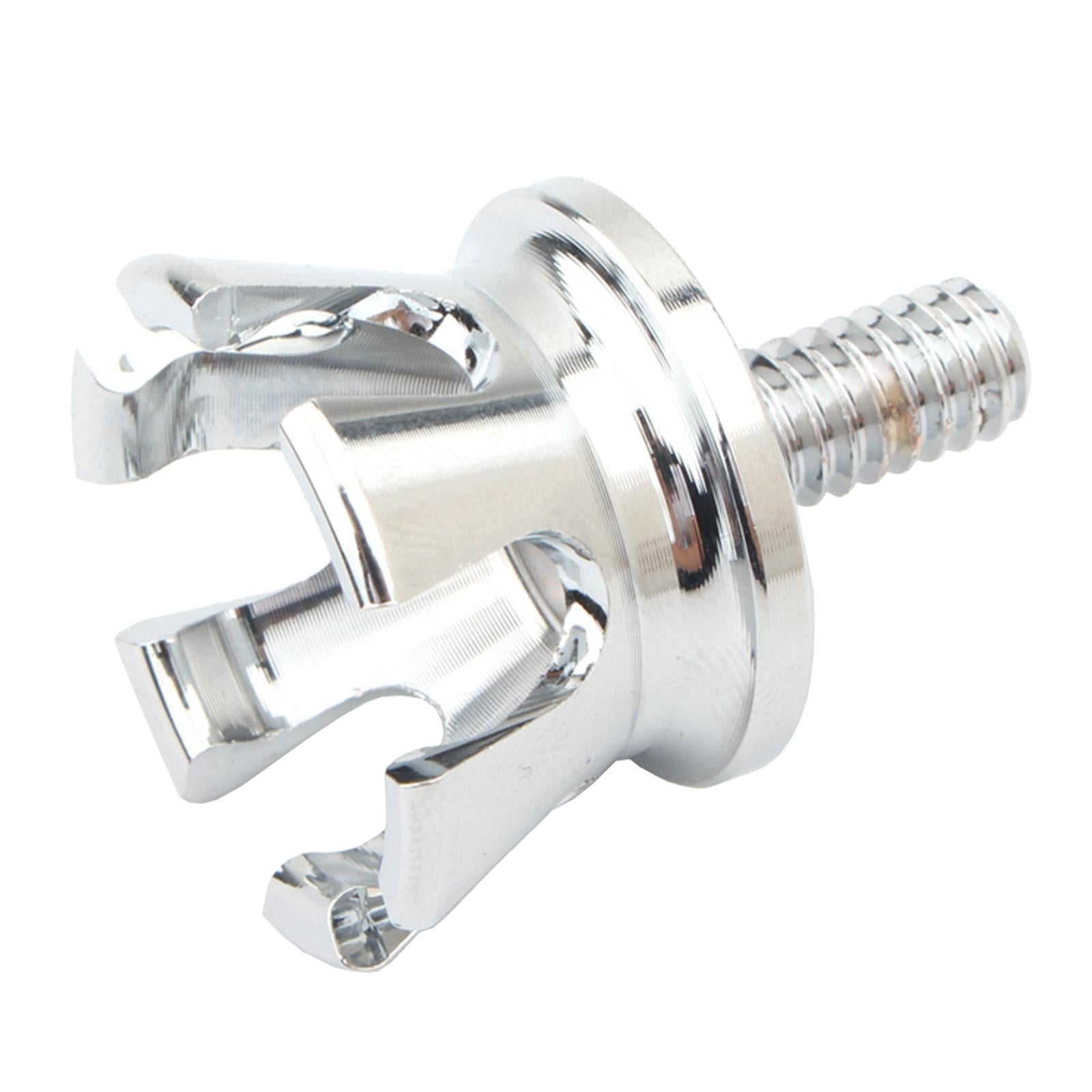 Motorcycle 1/4 Crown Style Aluminum Seat Screw Bolts for Harleys Silver"