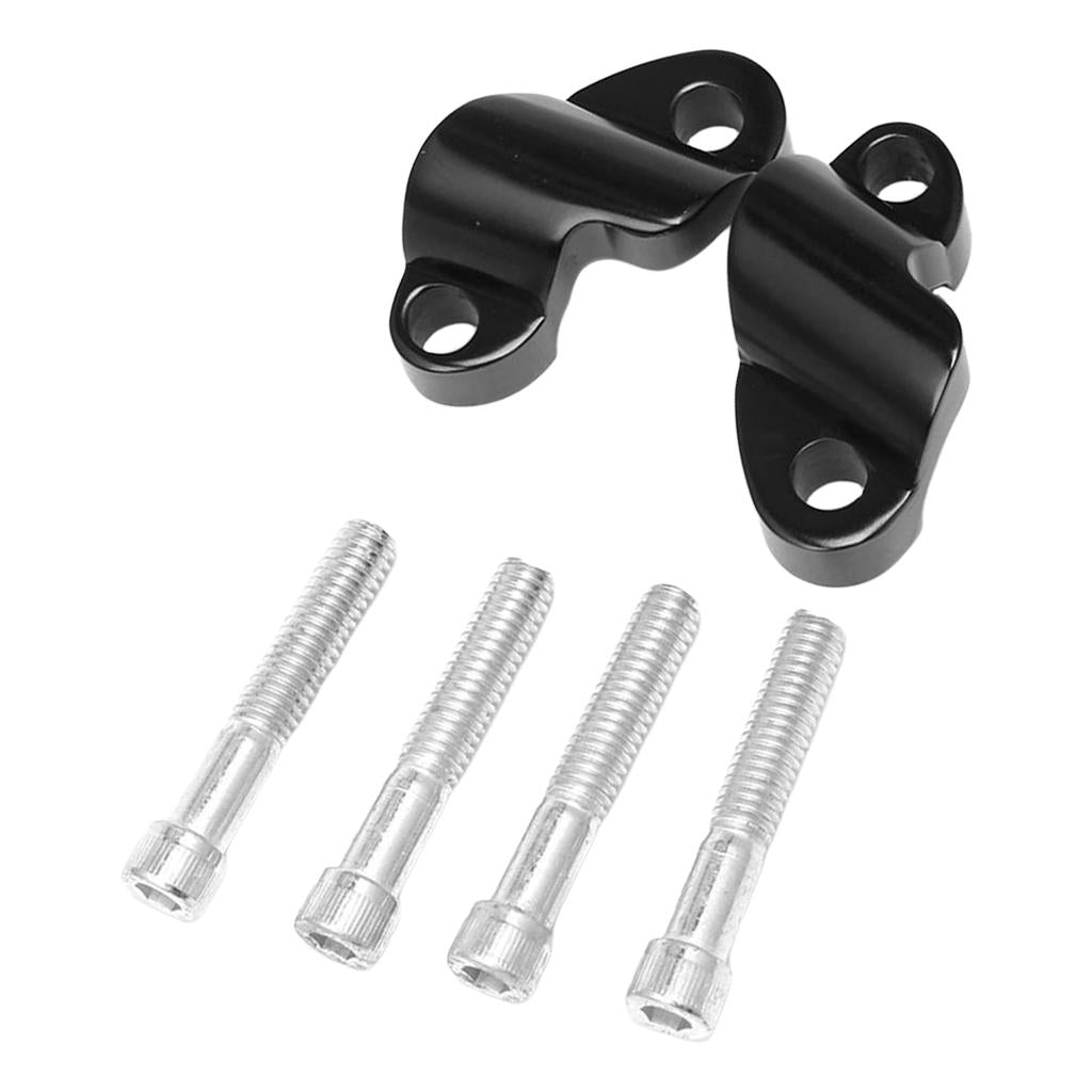 Motorcycle Aluminum Handlebar Riser Kit for Harley Sportster 1200X Black