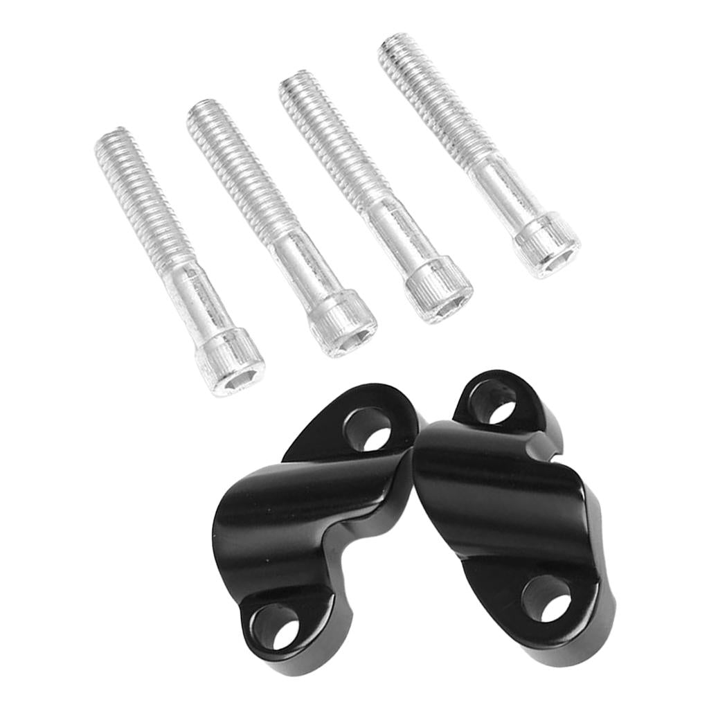 Motorcycle Aluminum Handlebar Riser Kit for Harley Sportster 1200X Black