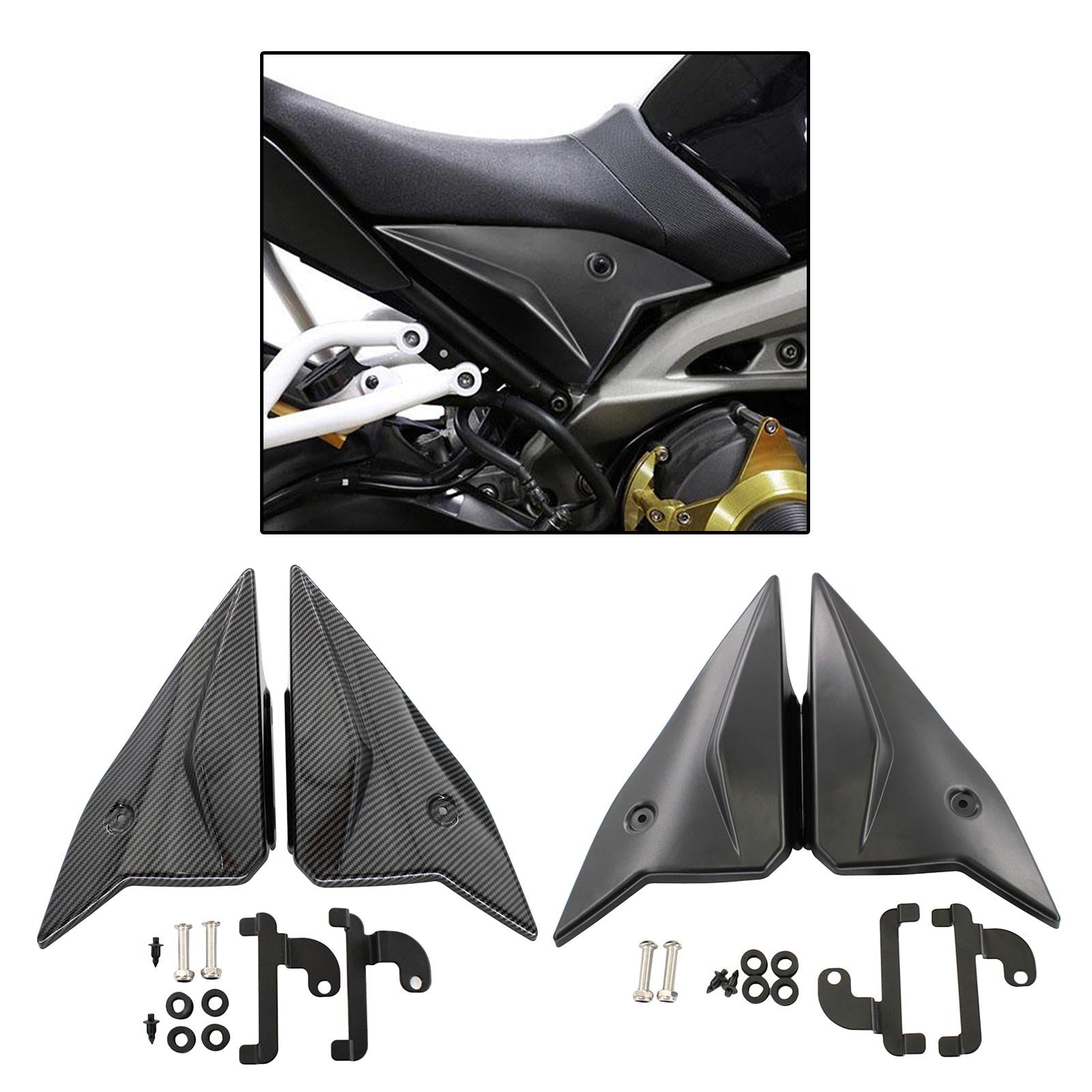 Replacement Side Cover Fairing Kit for Yamaha MT-09 FZ-09 MT09 Black