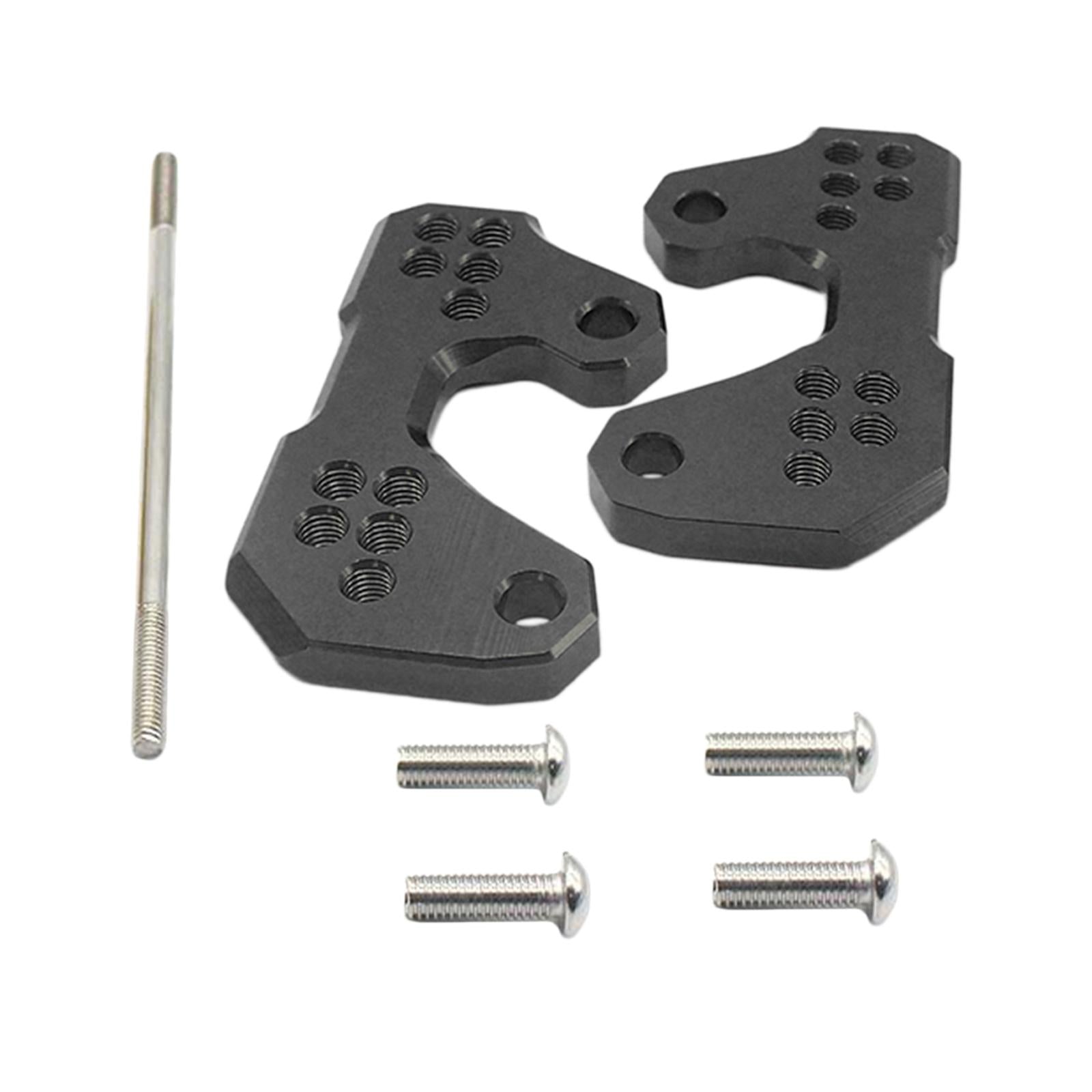 Rearsets Base Foot Pegs Back Raise Bracket for Yamaha R3 R25 MT03  Black