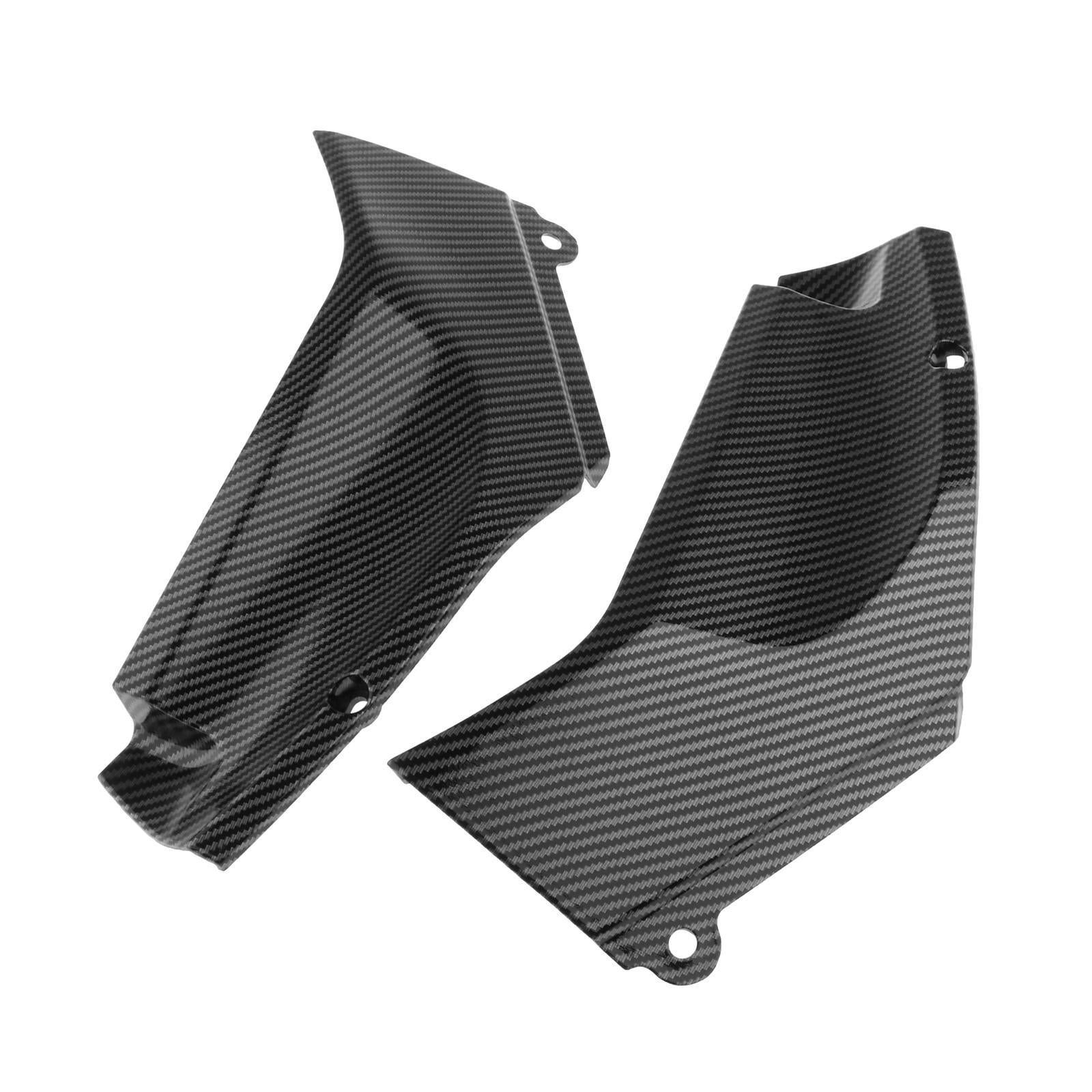 1 Pair Motorcycle Carbon Fiber Gas Tank Side Trim Cover Panels for Yamaha R1