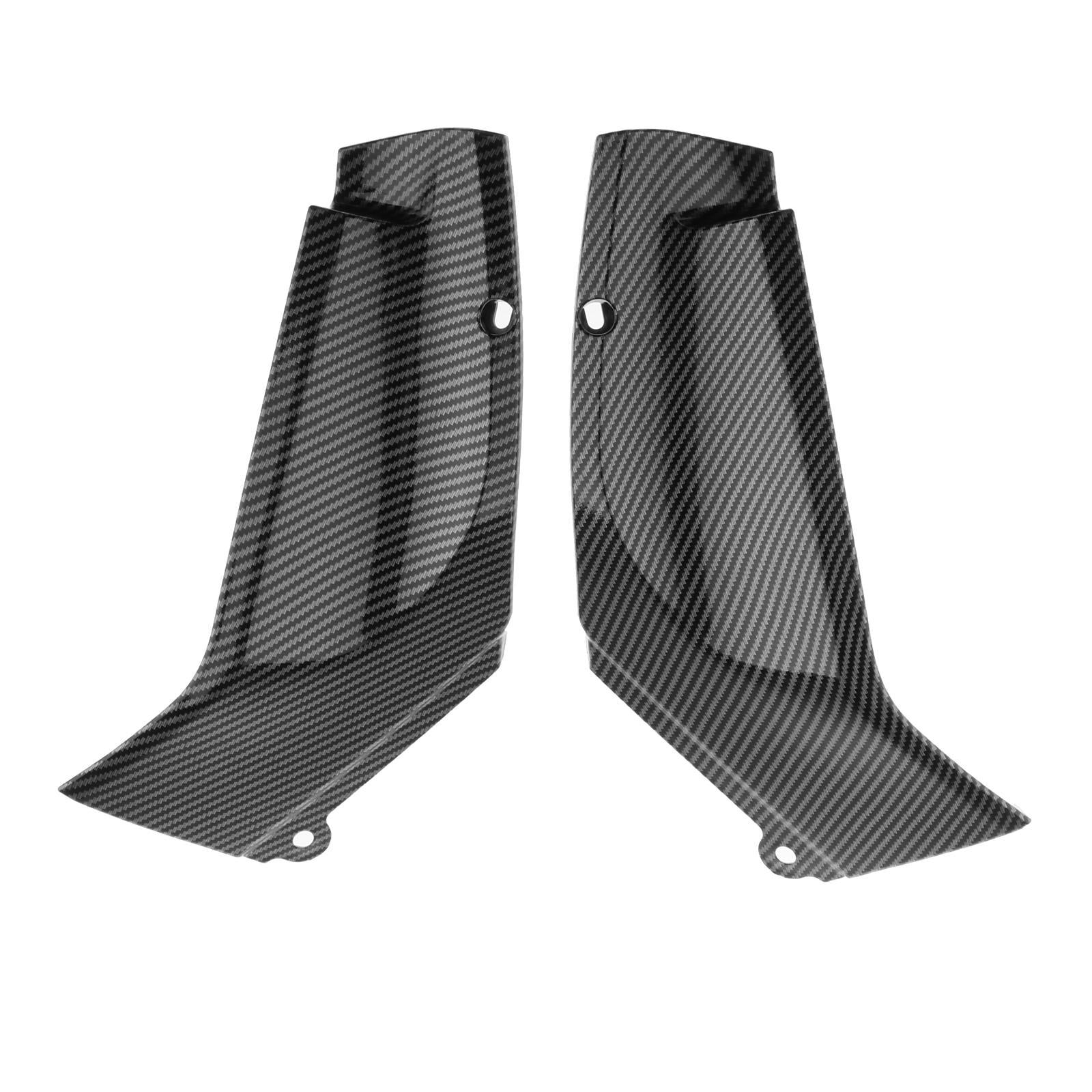 1 Pair Motorcycle Carbon Fiber Gas Tank Side Trim Cover Panels for Yamaha R1