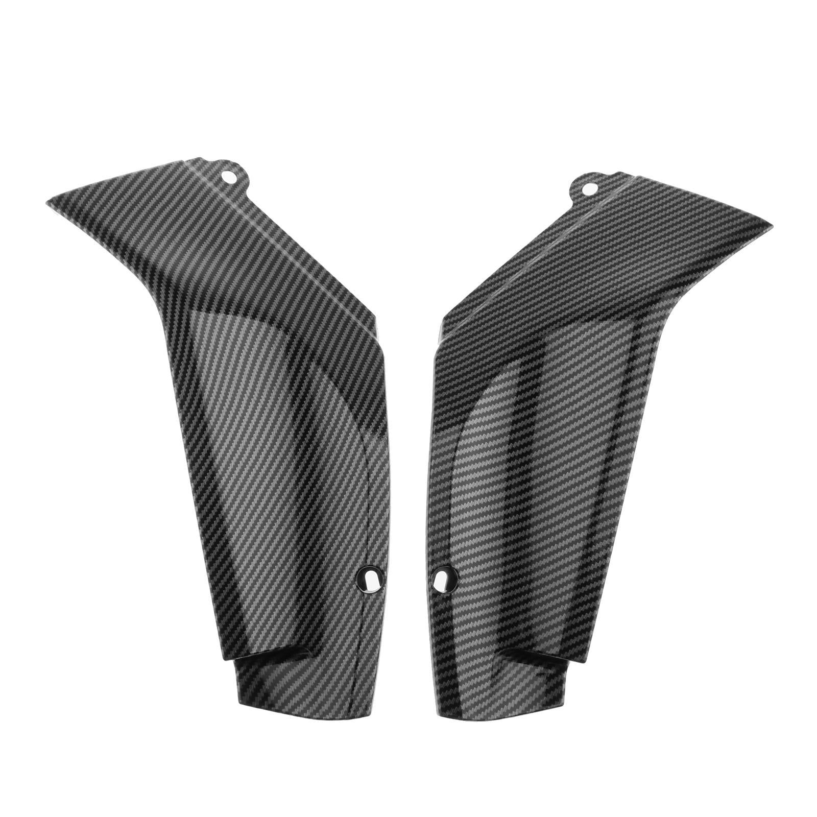 1 Pair Motorcycle Carbon Fiber Gas Tank Side Trim Cover Panels for Yamaha R1