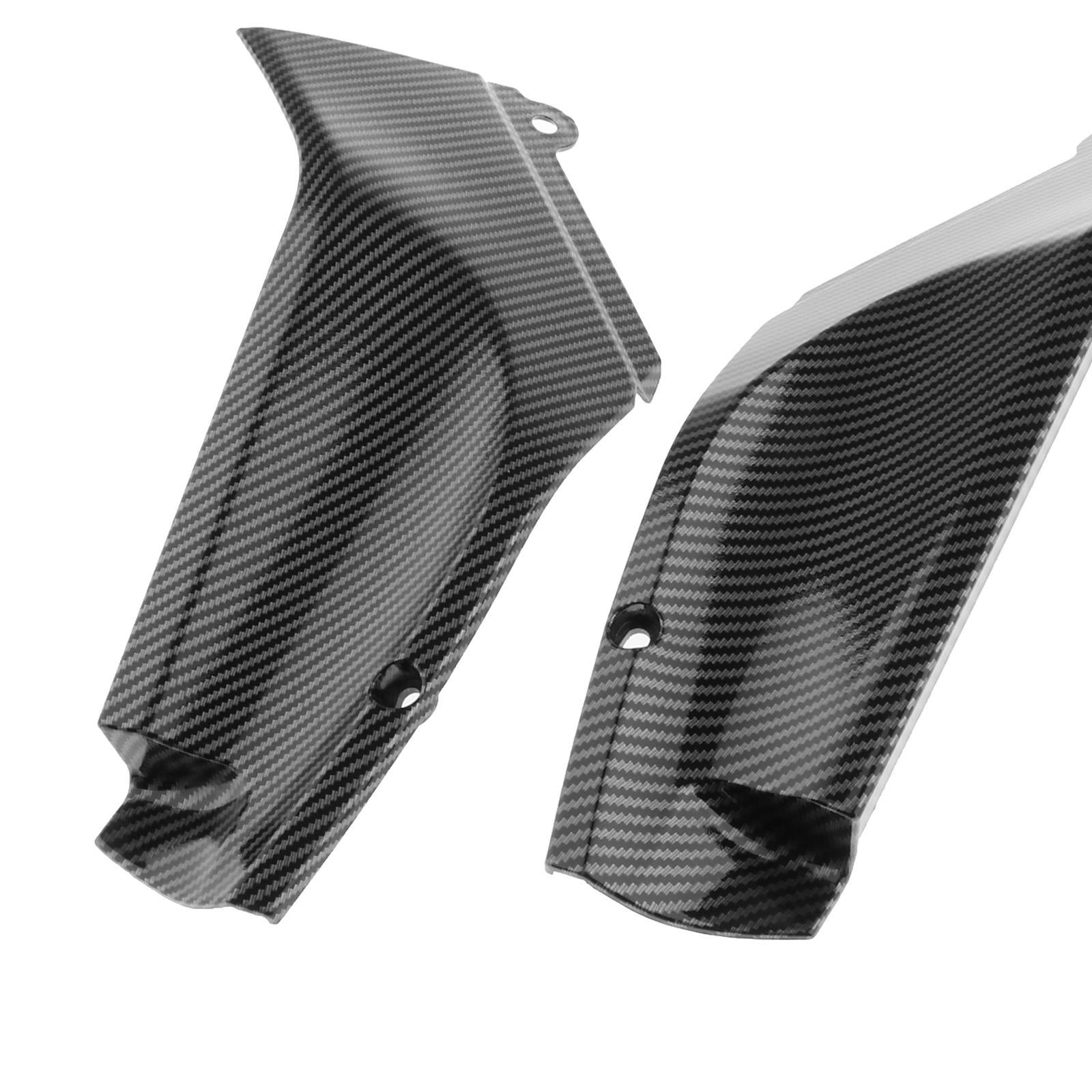 1 Pair Motorcycle Carbon Fiber Gas Tank Side Trim Cover Panels for Yamaha R1