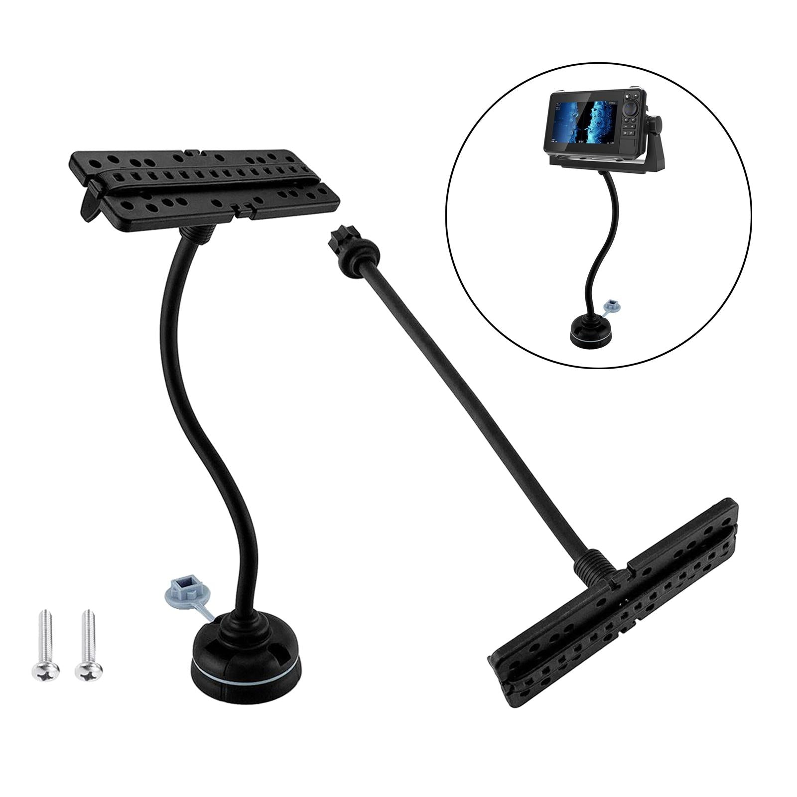 Boat Fish Finder Holer GPS Rotating Flat Surface 330cm Clip