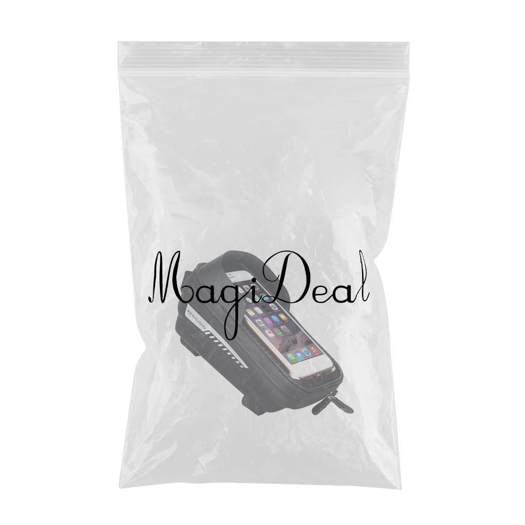 Hard EVA Bike Phone Front Frame Bag with Sun-Visor for 6.5 Phones"