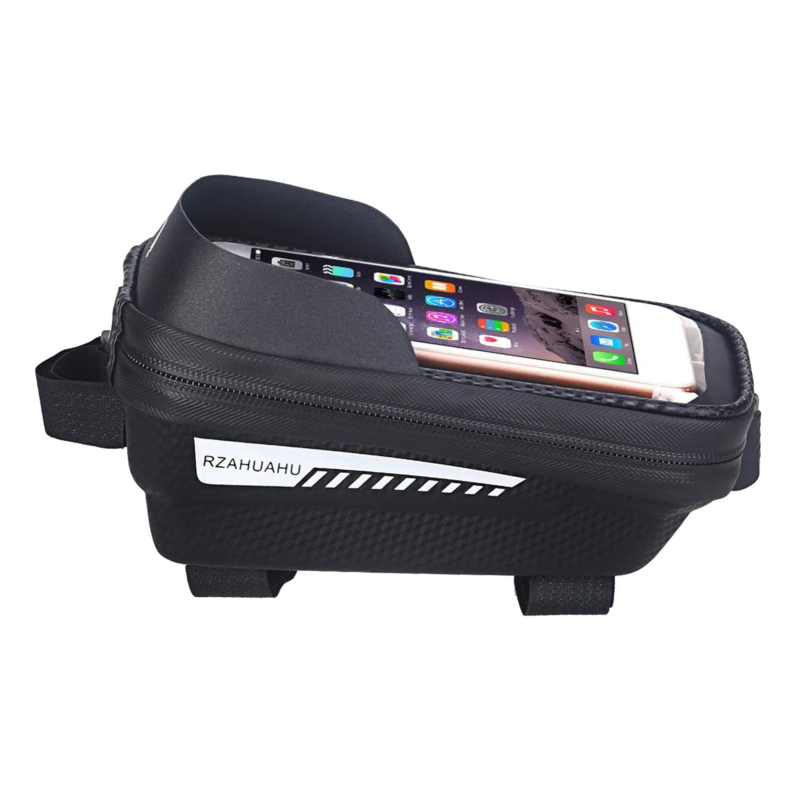 Hard EVA Bike Phone Front Frame Bag with Sun-Visor for 6.5 Phones"