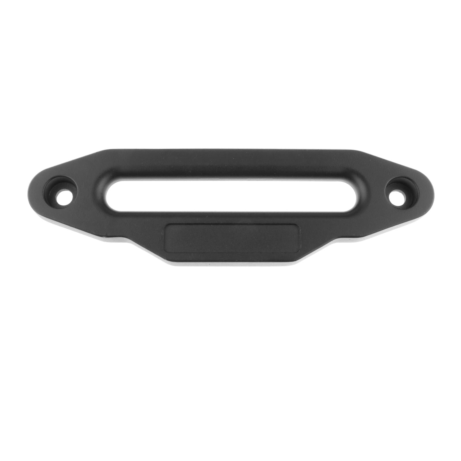 Black Aluminum Hawse Fairlead for Synthetic Winch Rope Cable Lead Guide ATV