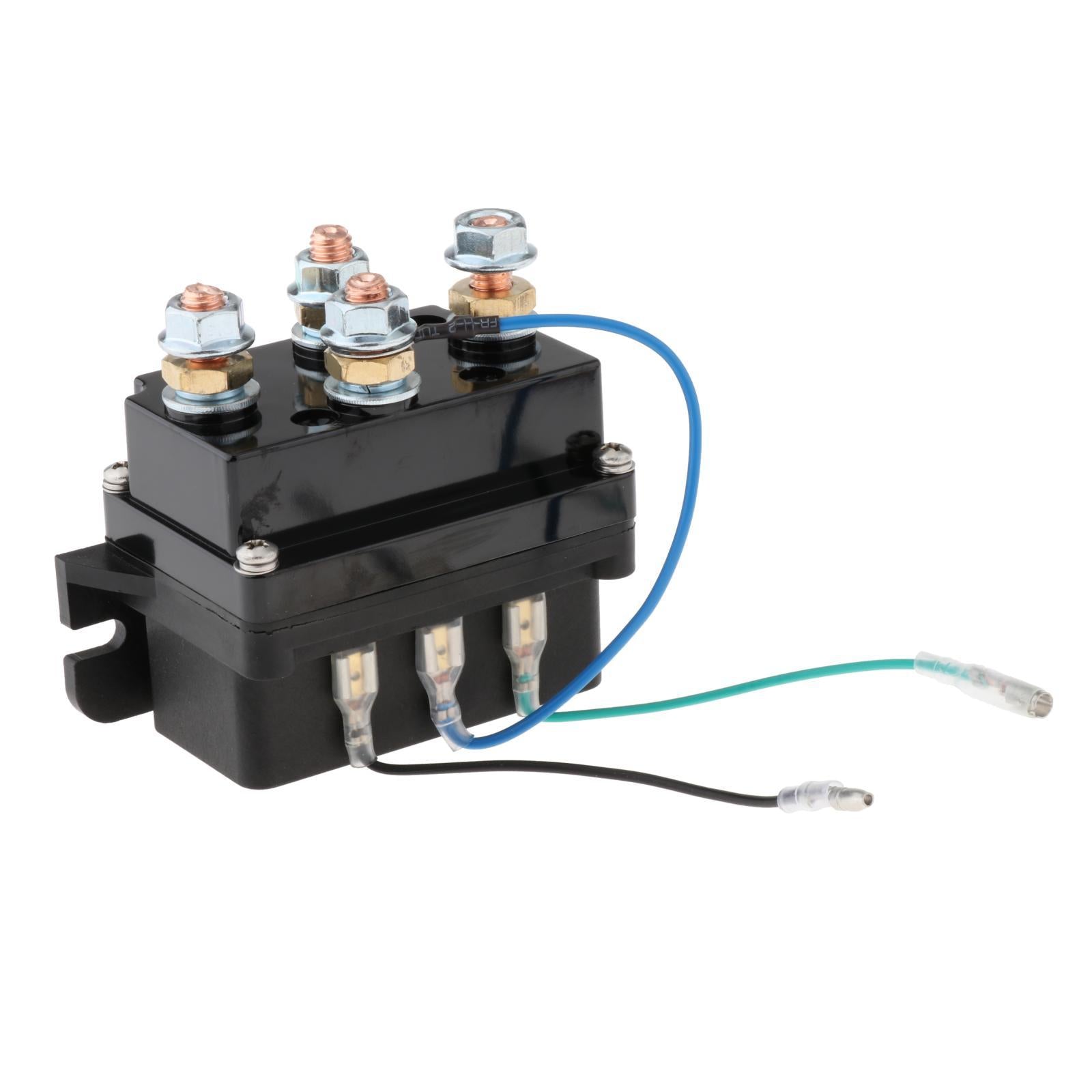 12V DC 400A Winch Relay Switch Thumb Heavy Duty with Remote Controls for UTV