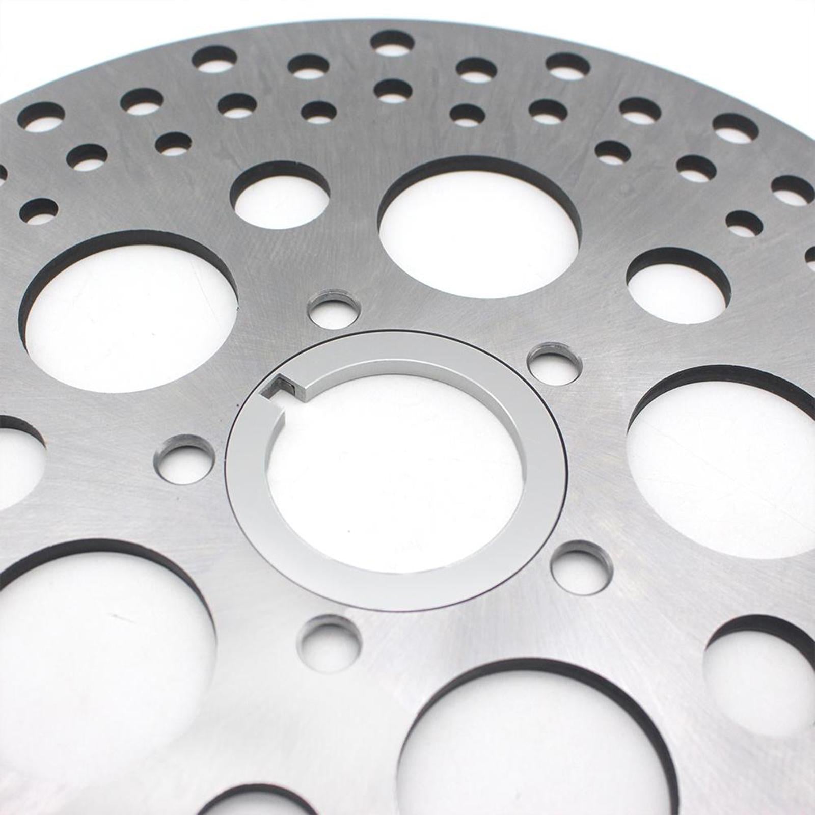 Motorcycle Silver Brake Disc Rotor For Harley FLSTFB/ FLSTF/ FLSTC/ FXSTB