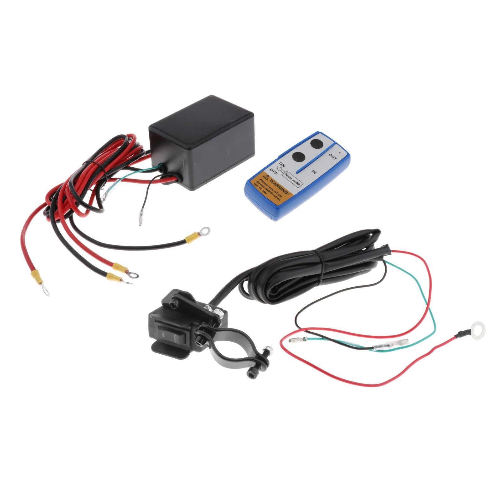 Electric Winch Universal Controlle Remote Control Kit for Relay Accessories